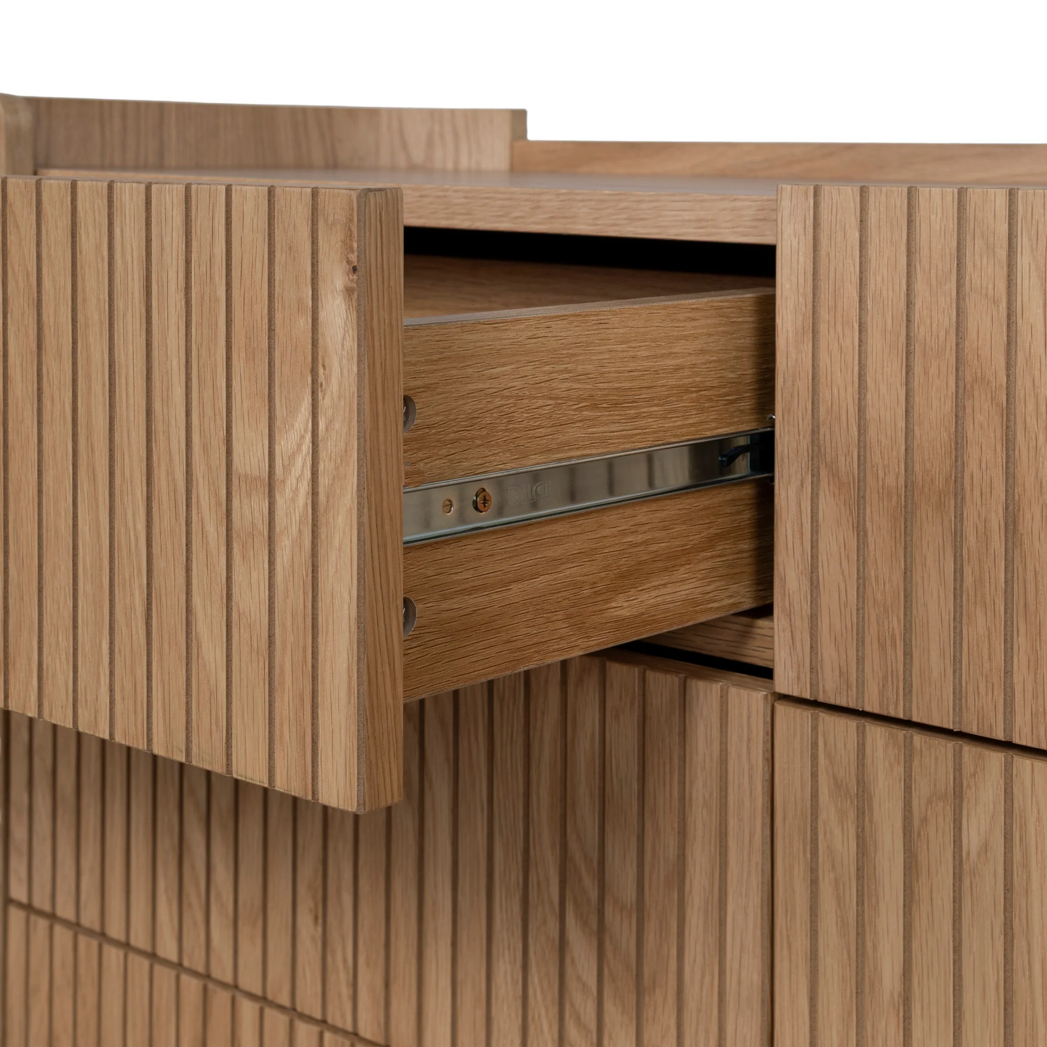 CDT10378-KD 1.2m Chest of Drawers - Natural - Image 11