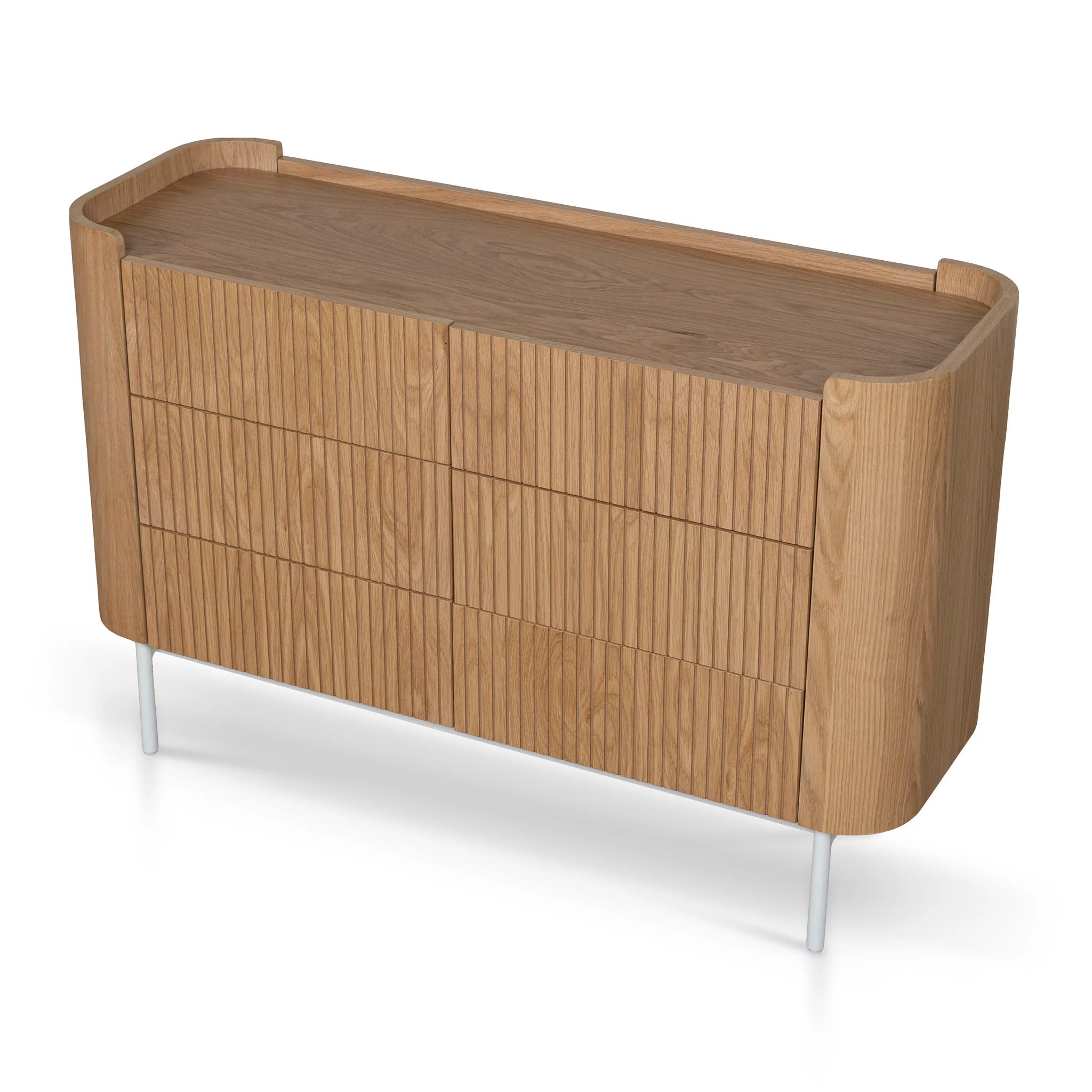 CDT10378-KD 1.2m Chest of Drawers - Natural - Image 16