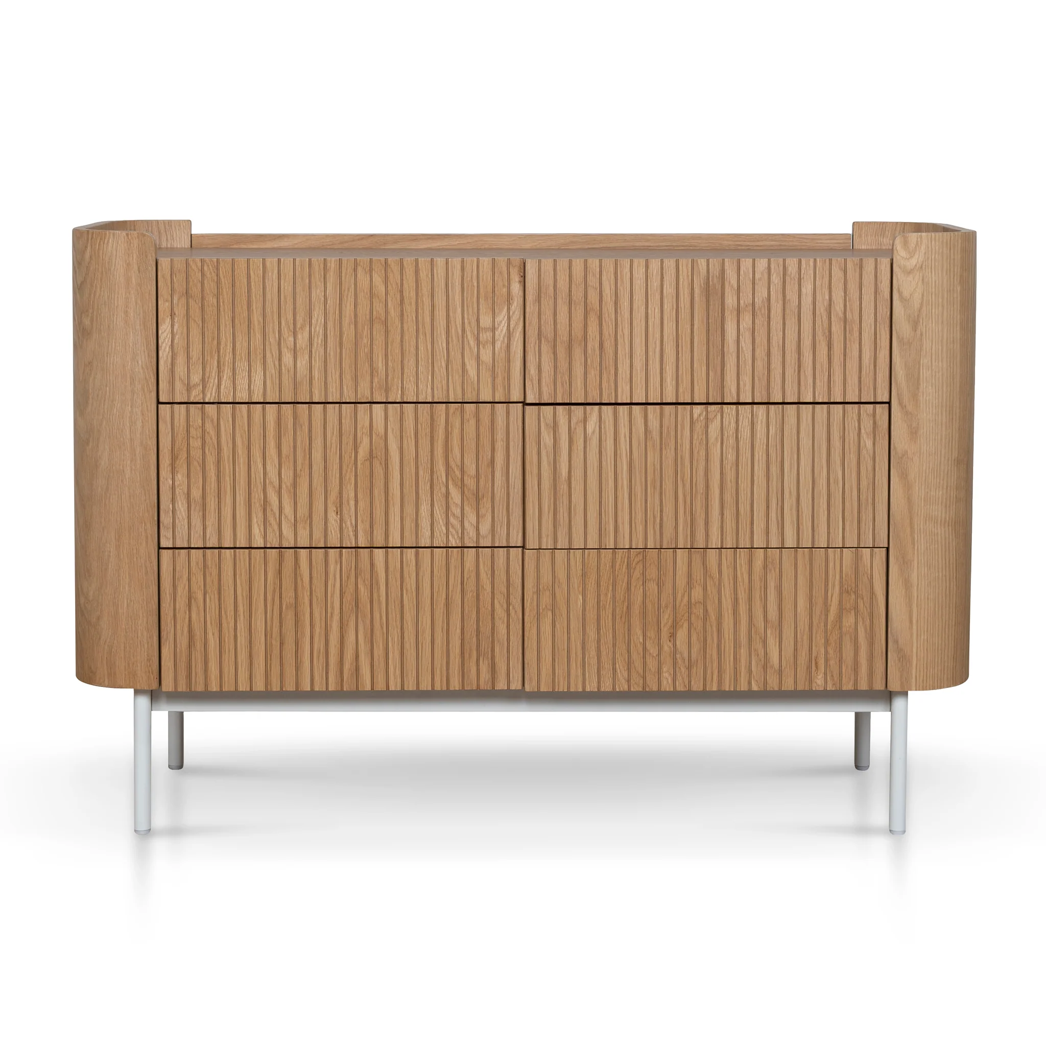 CDT10378-KD 1.2m Chest of Drawers - Natural - Image 2