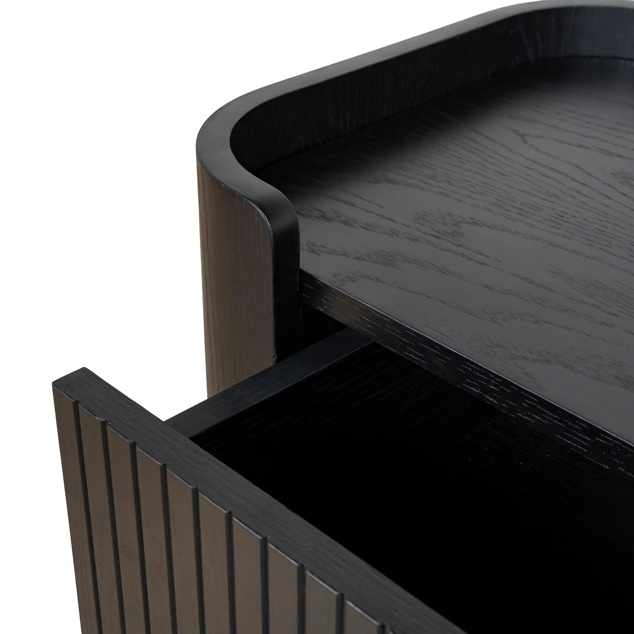CDT10379-KD 1.2m Chest of Drawers - Full Black - Image 9