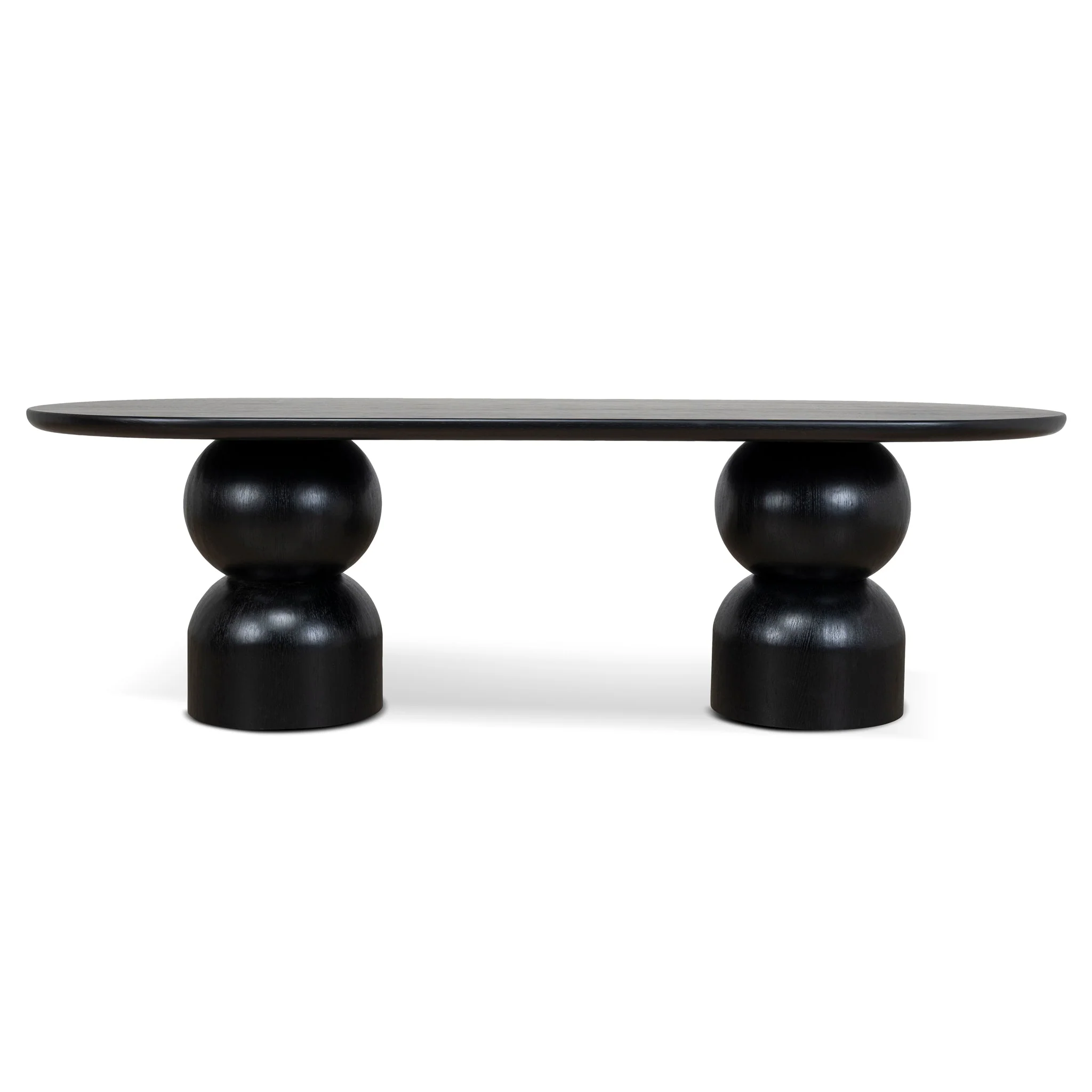 CDT10403-CN 2.5m Dining Table - Full Black - Image 2
