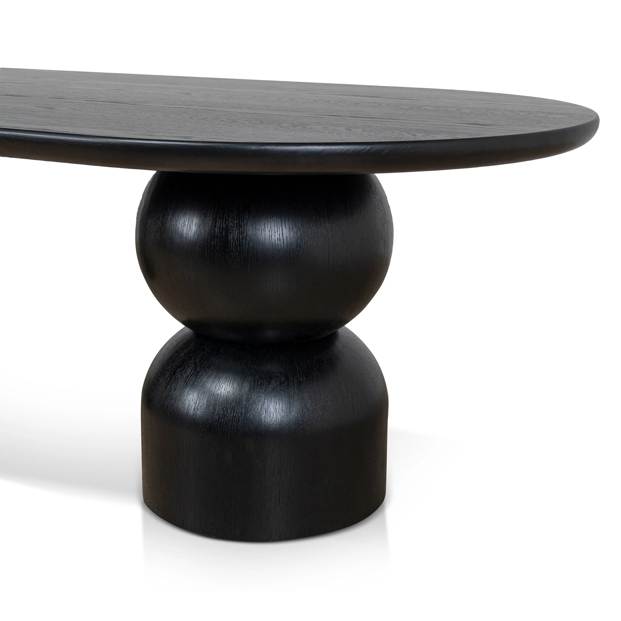 CDT10403-CN 2.5m Dining Table - Full Black - Image 4