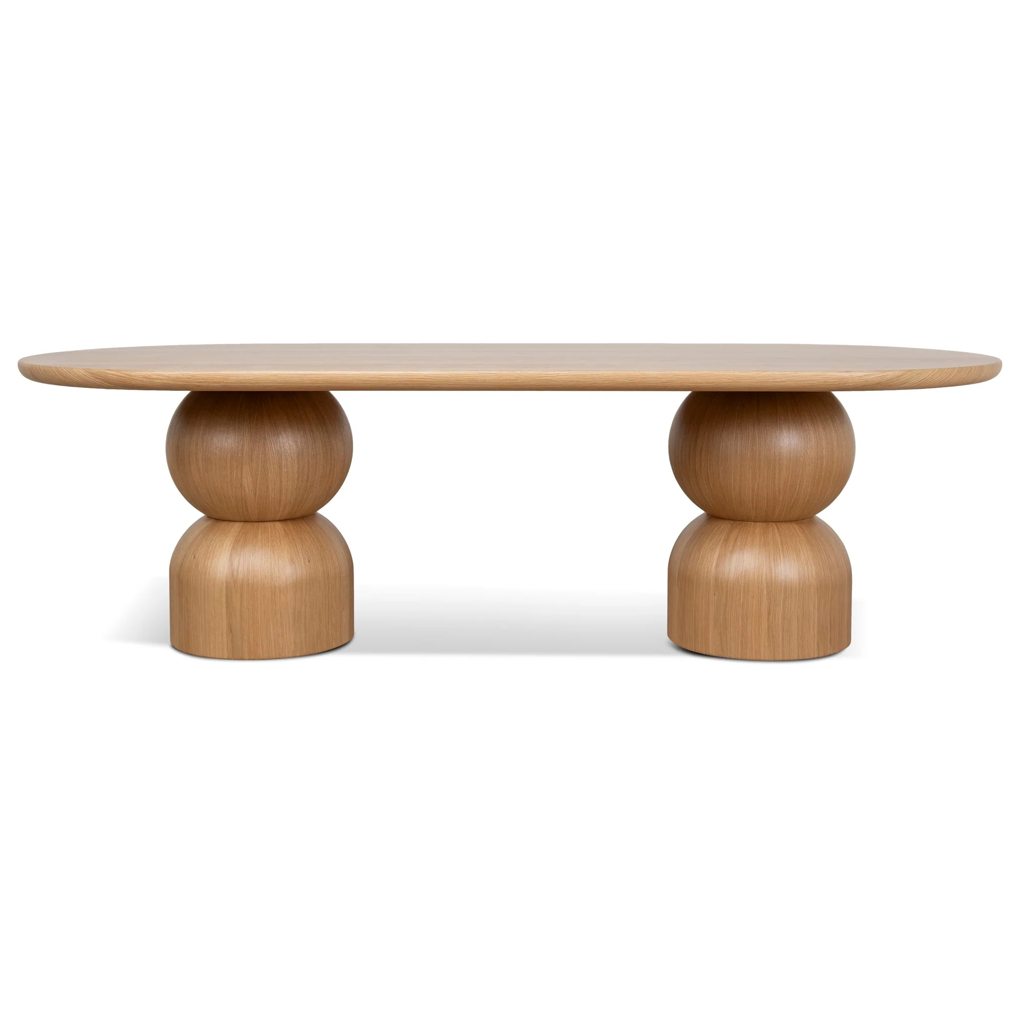 CDT10404-CN 2.5m Dining Table - Natural - Image 2
