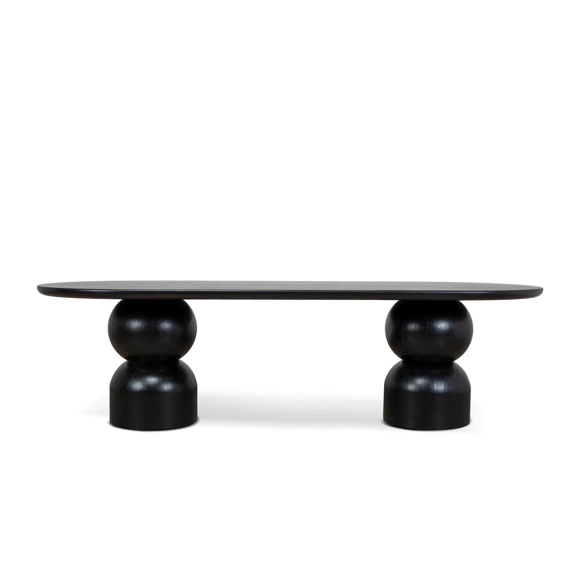 CDT10405-CN 2.8m Dining Table - Full Black - Image 2