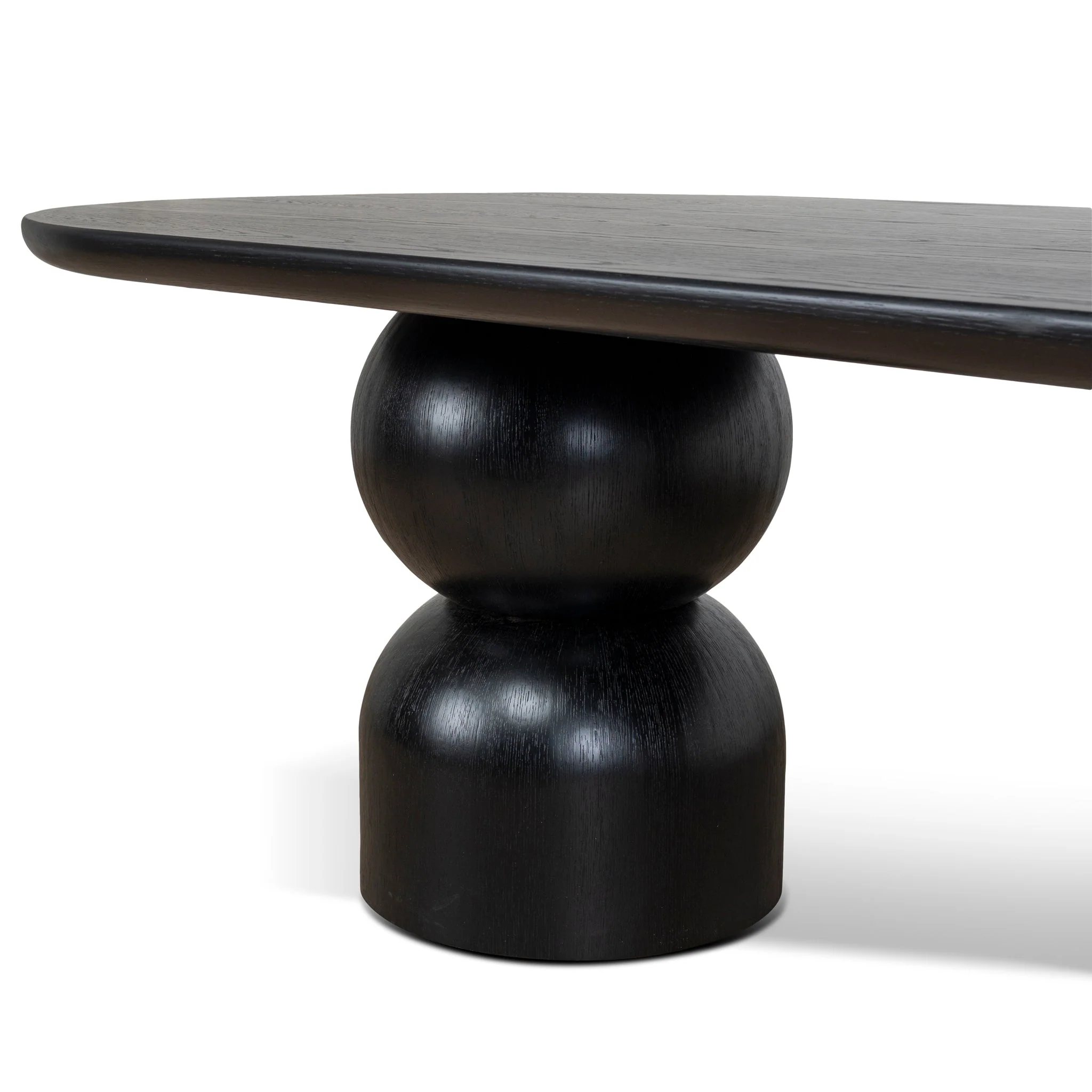 CDT10405-CN 2.8m Dining Table - Full Black - Image 5