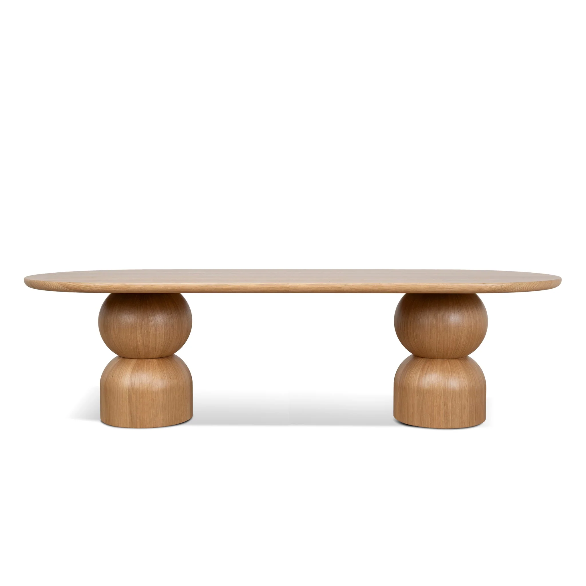 CDT10406-CN 2.8m Dining Table - Natural - Image 2