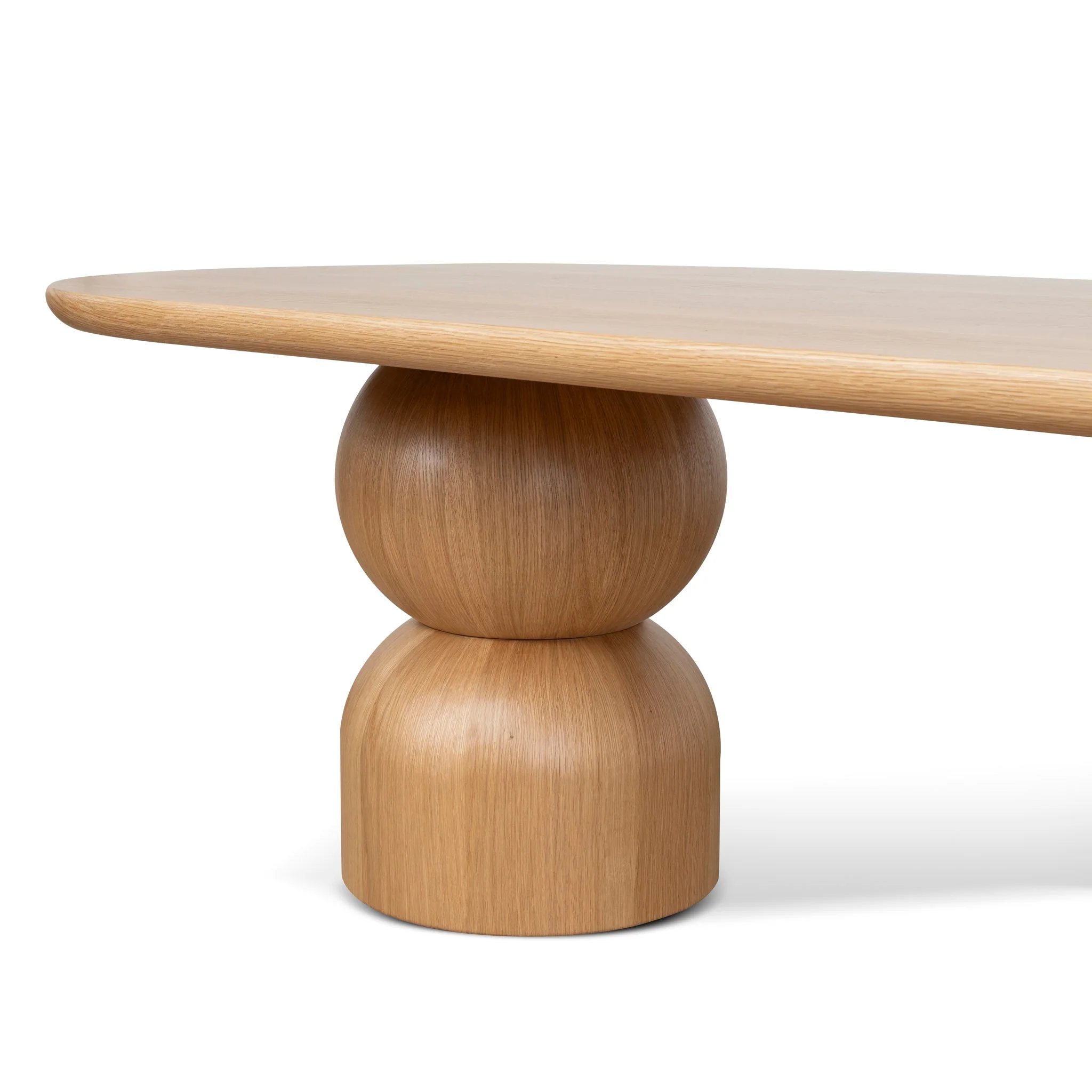 CDT10406-CN 2.8m Dining Table - Natural - Image 5