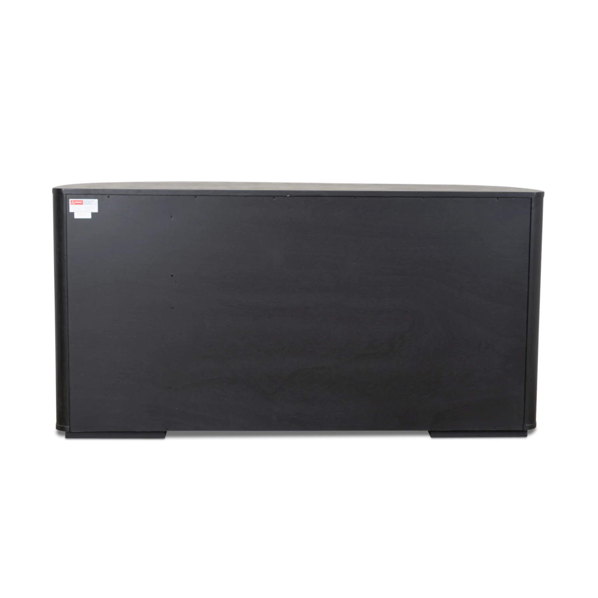 CDT10428-NI 1.55m Rattan Home Office Desk - Full Black - Image 2
