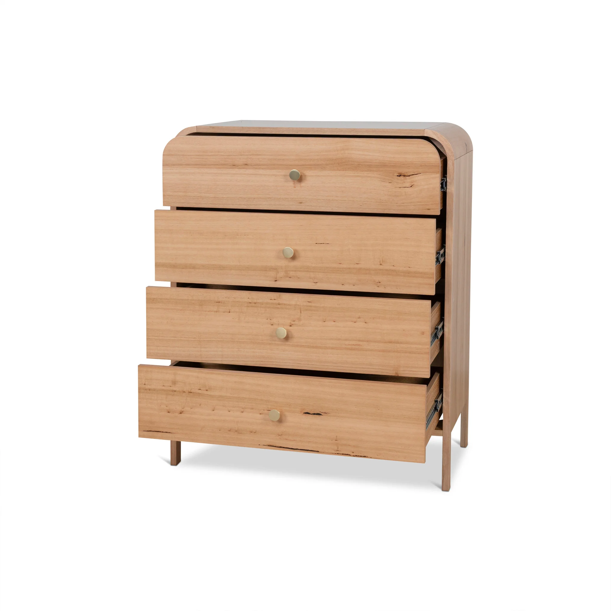 CDT10463-AW 90cm Tallboy Drawer Chest - Messmate - Image 4
