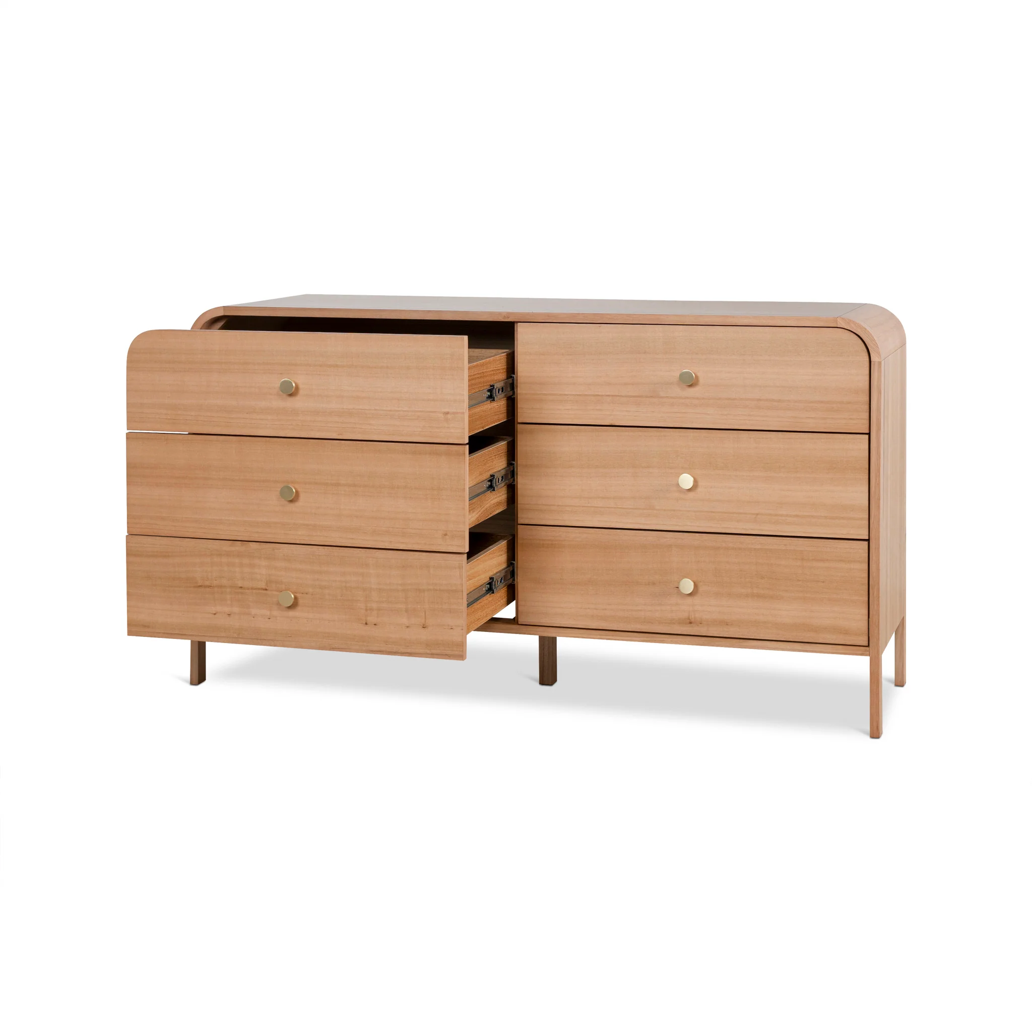 CDT10464-AW 1.4m Dresser Unit - Messmate - Image 4