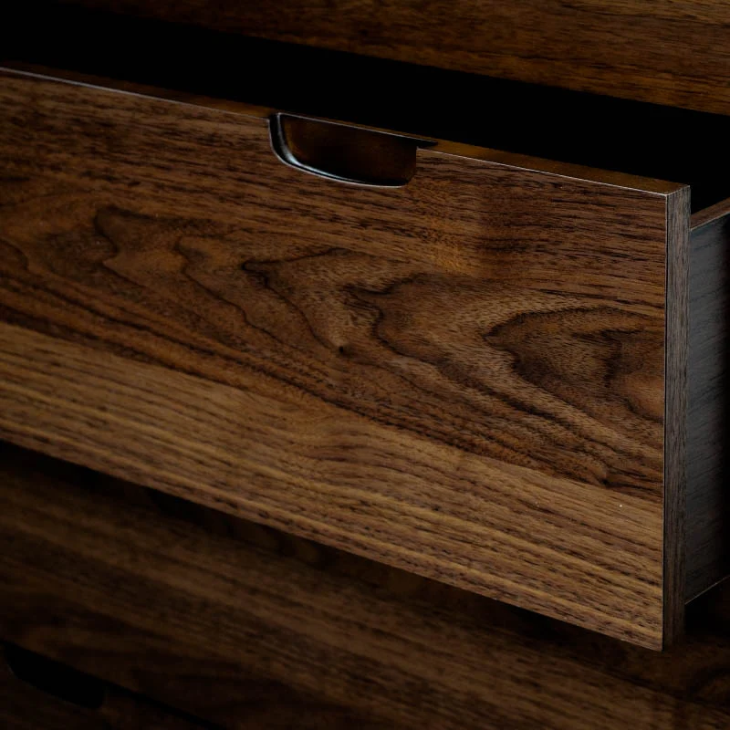 CDT1047-VN 4 Drawer Chest - Walnut - Image 5
