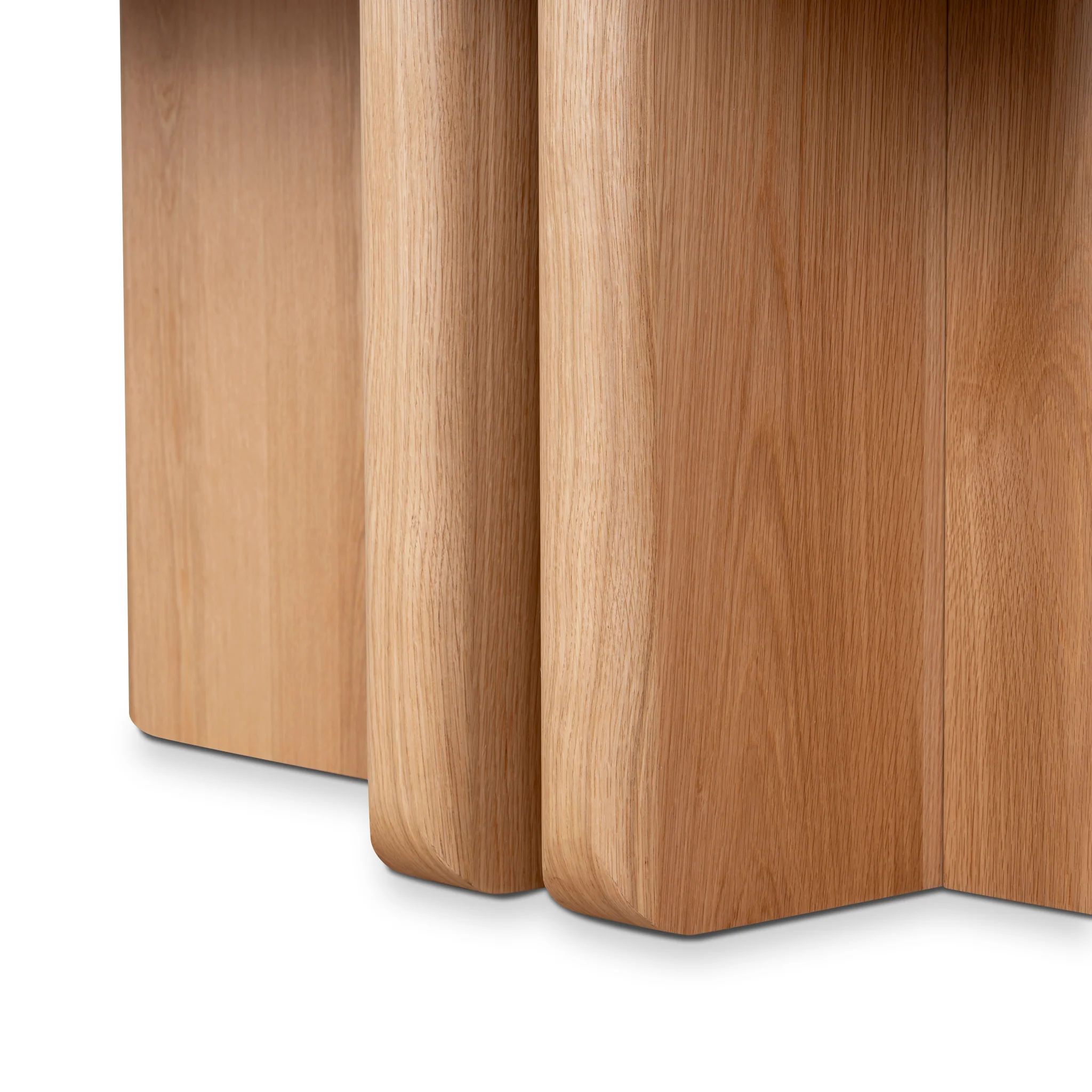 CDT10543-CN 2.4m Dining Table - Natural Oak - Image 11