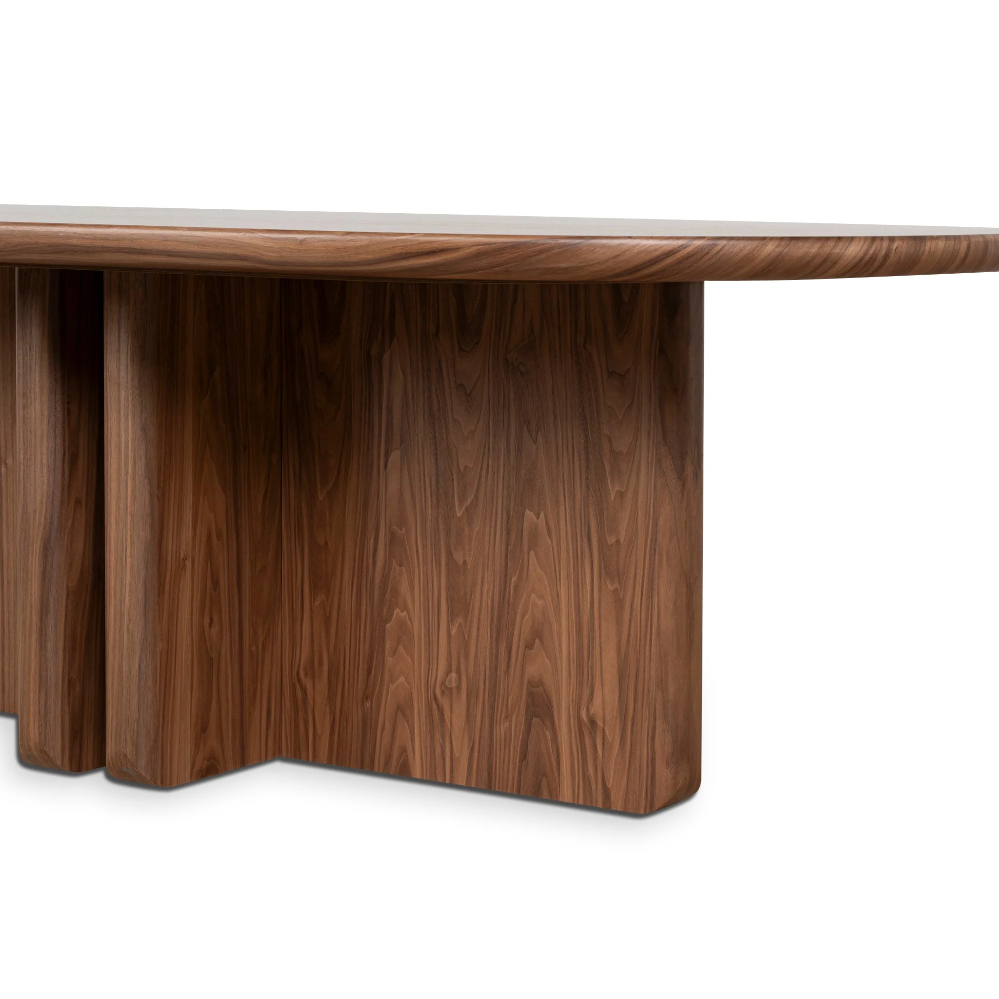 CDT10545-CN 2.4m Dining Table - Walnut - Image 5