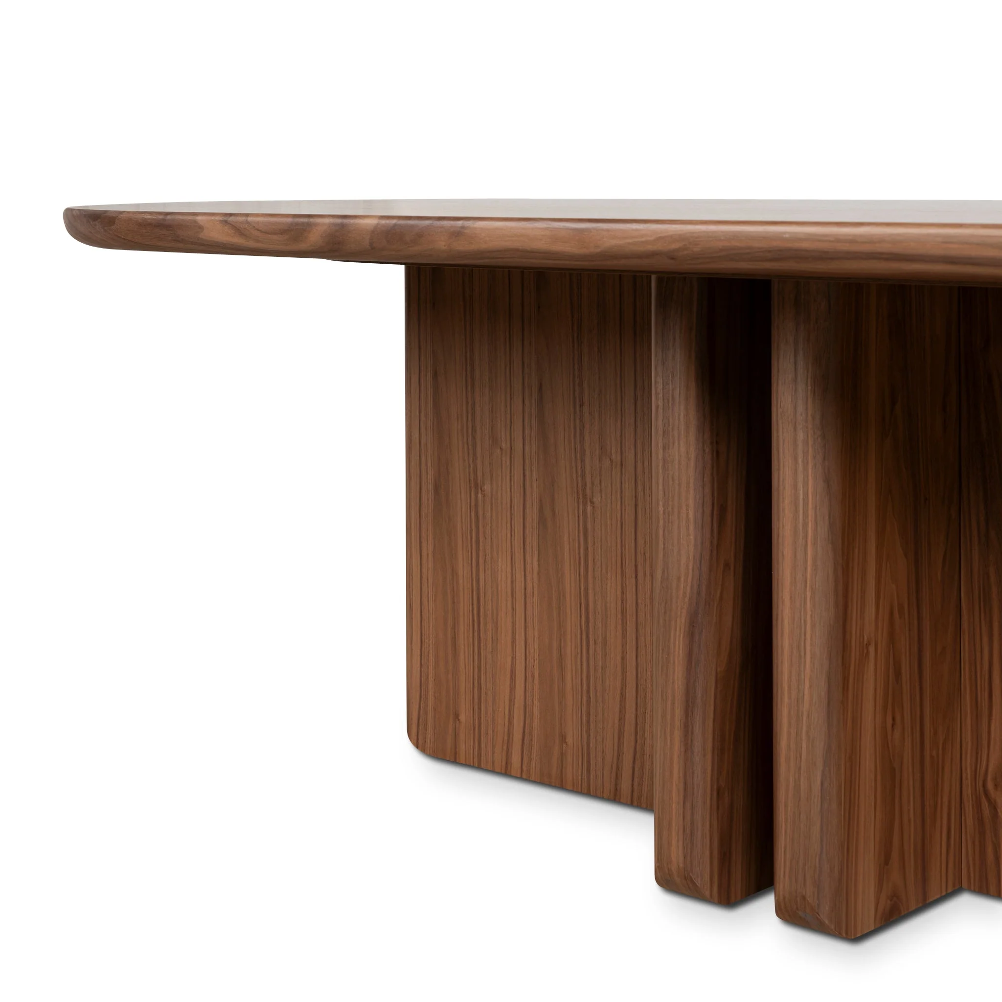 CDT10545-CN 2.4m Dining Table - Walnut - Image 6
