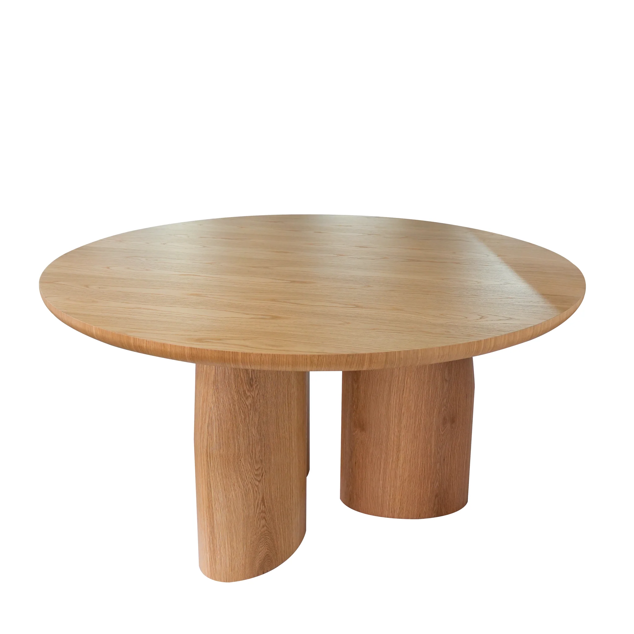CDT10583-CN 1.5m Round Dining Table - Natural - Image 2