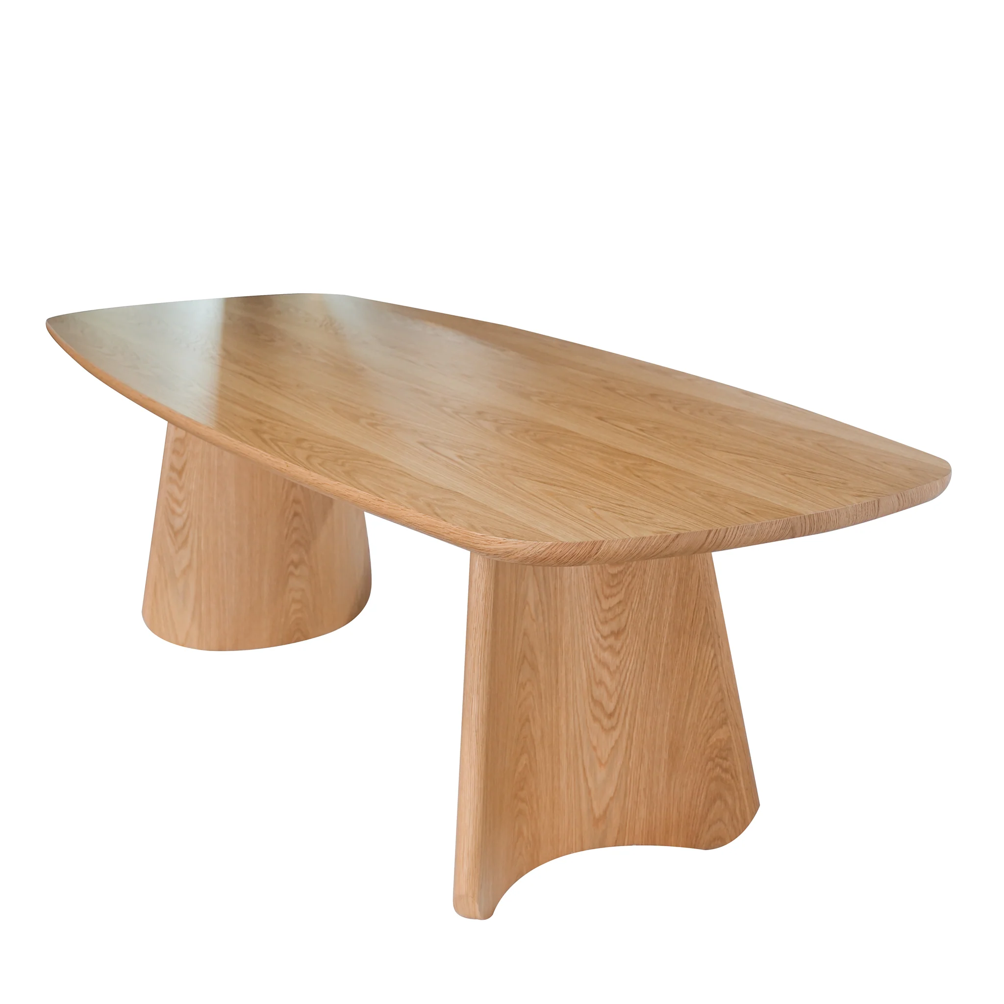 CDT10584-CN 2.4m Dining Table - Natural - Image 2
