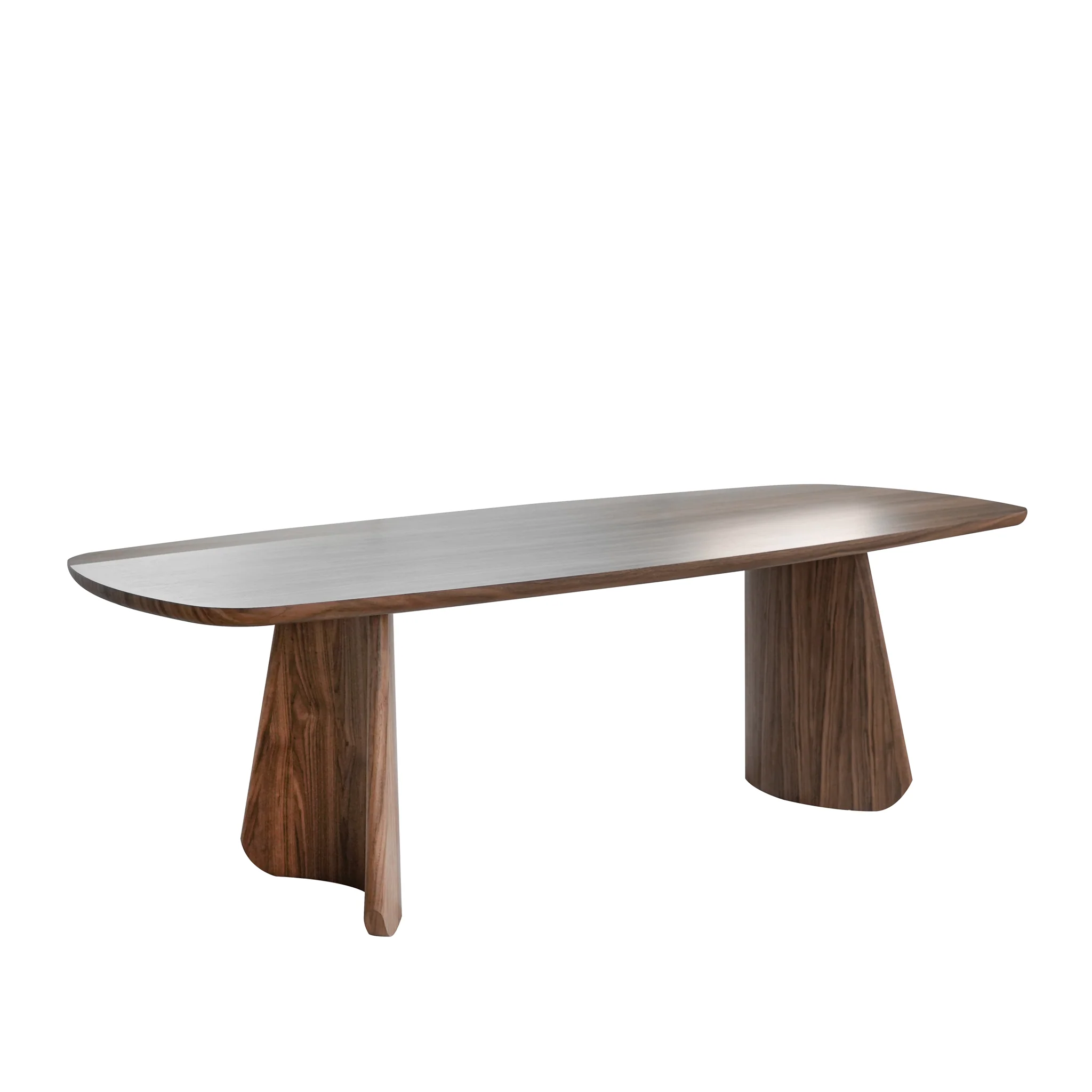CDT10585-CN 2.4m Dining Table - Walnut - Image 4