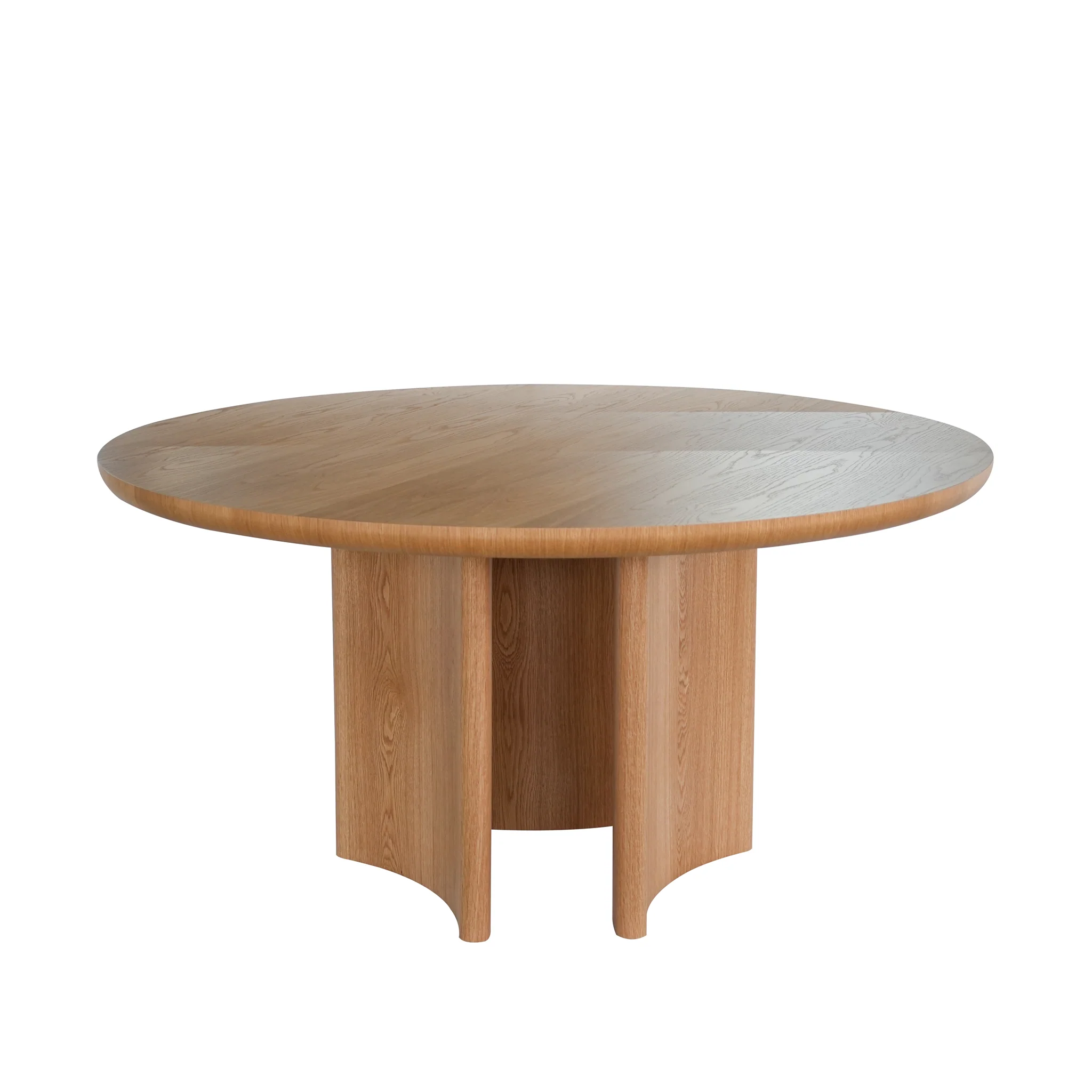 CDT10587-CN 1.5m Round Dining Table - Natural - Image 2