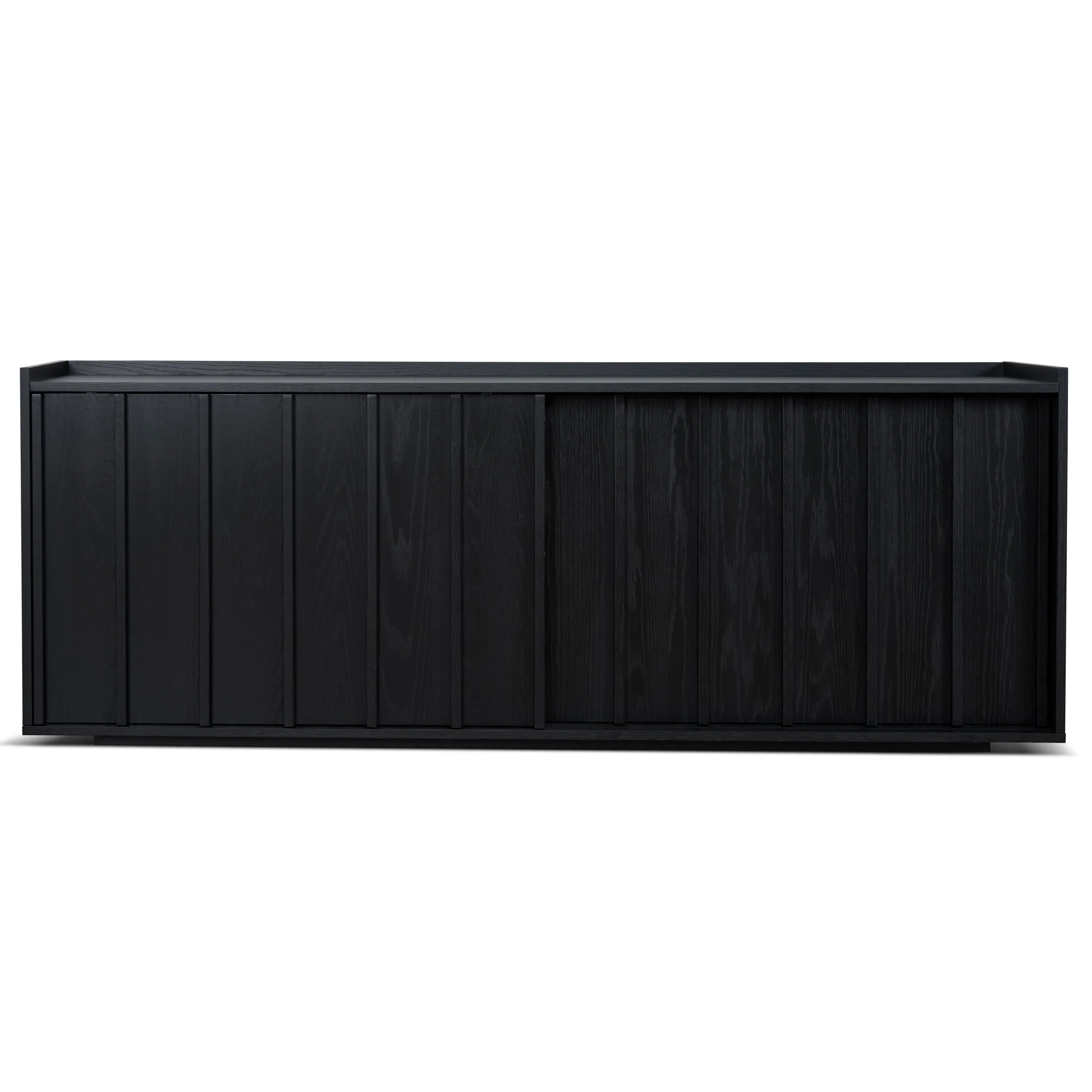 CDT10589-KD 2m Sideboard Unit - Full Black - Image 2
