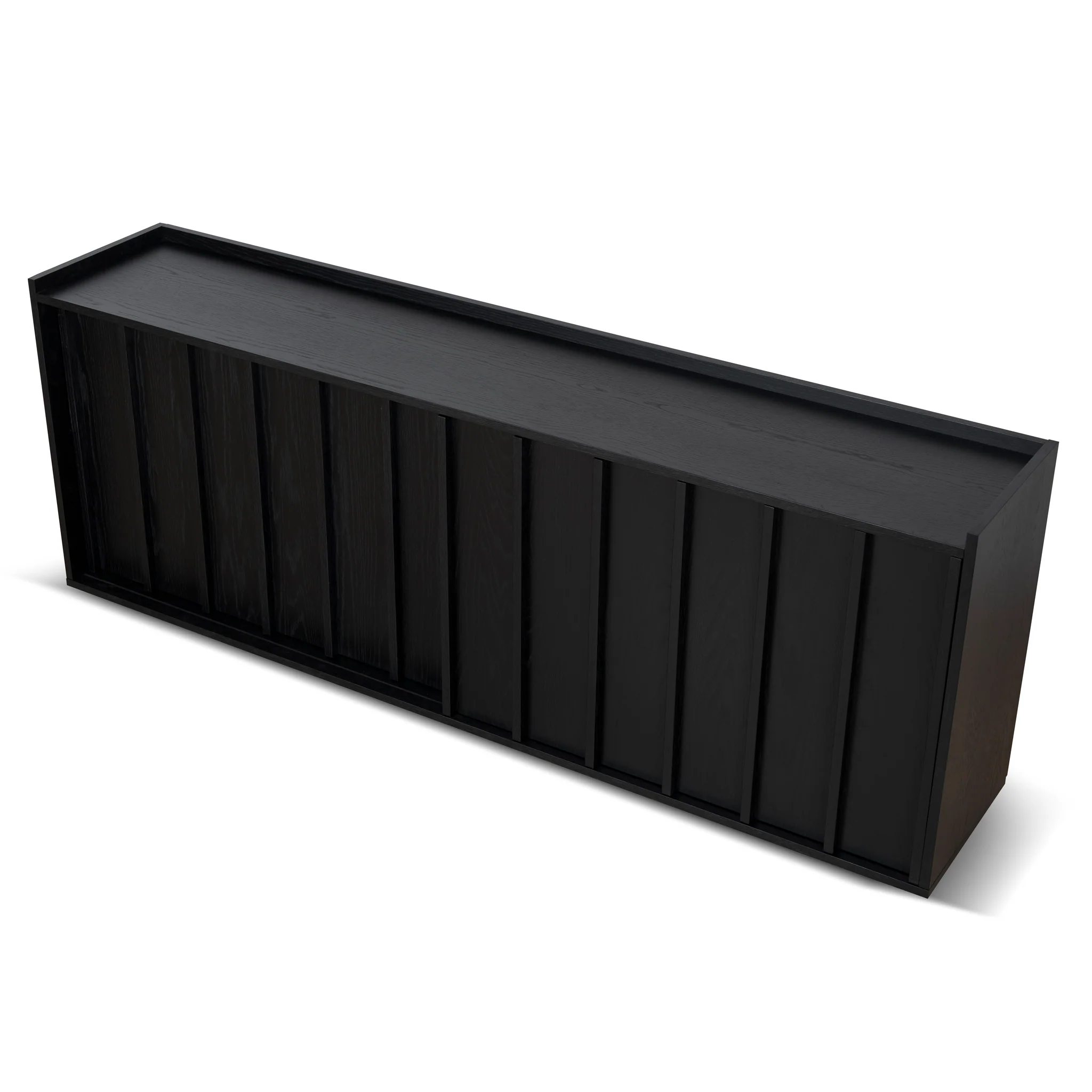 CDT10589-KD 2m Sideboard Unit - Full Black - Image 7