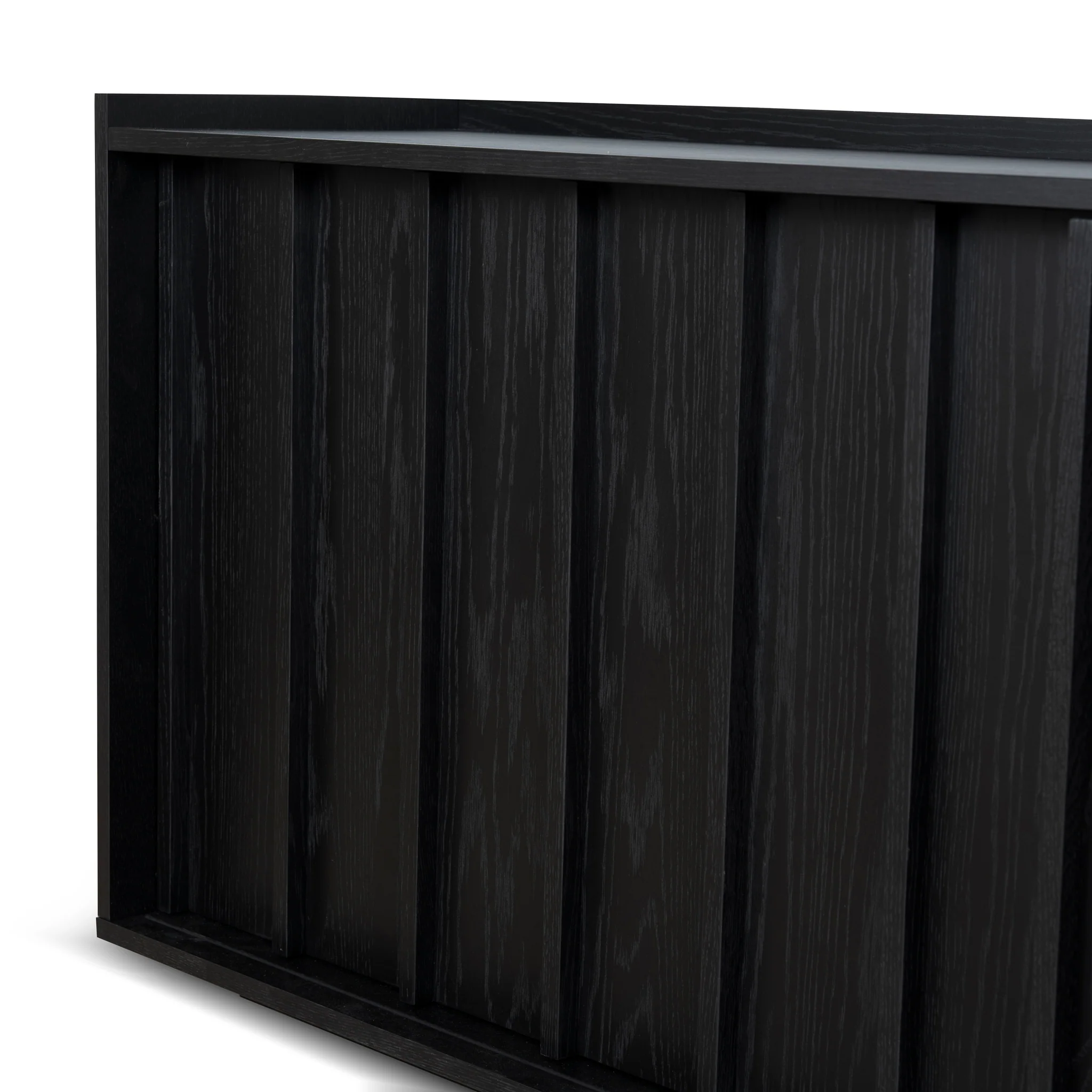 CDT10589-KD 2m Sideboard Unit - Full Black - Image 8