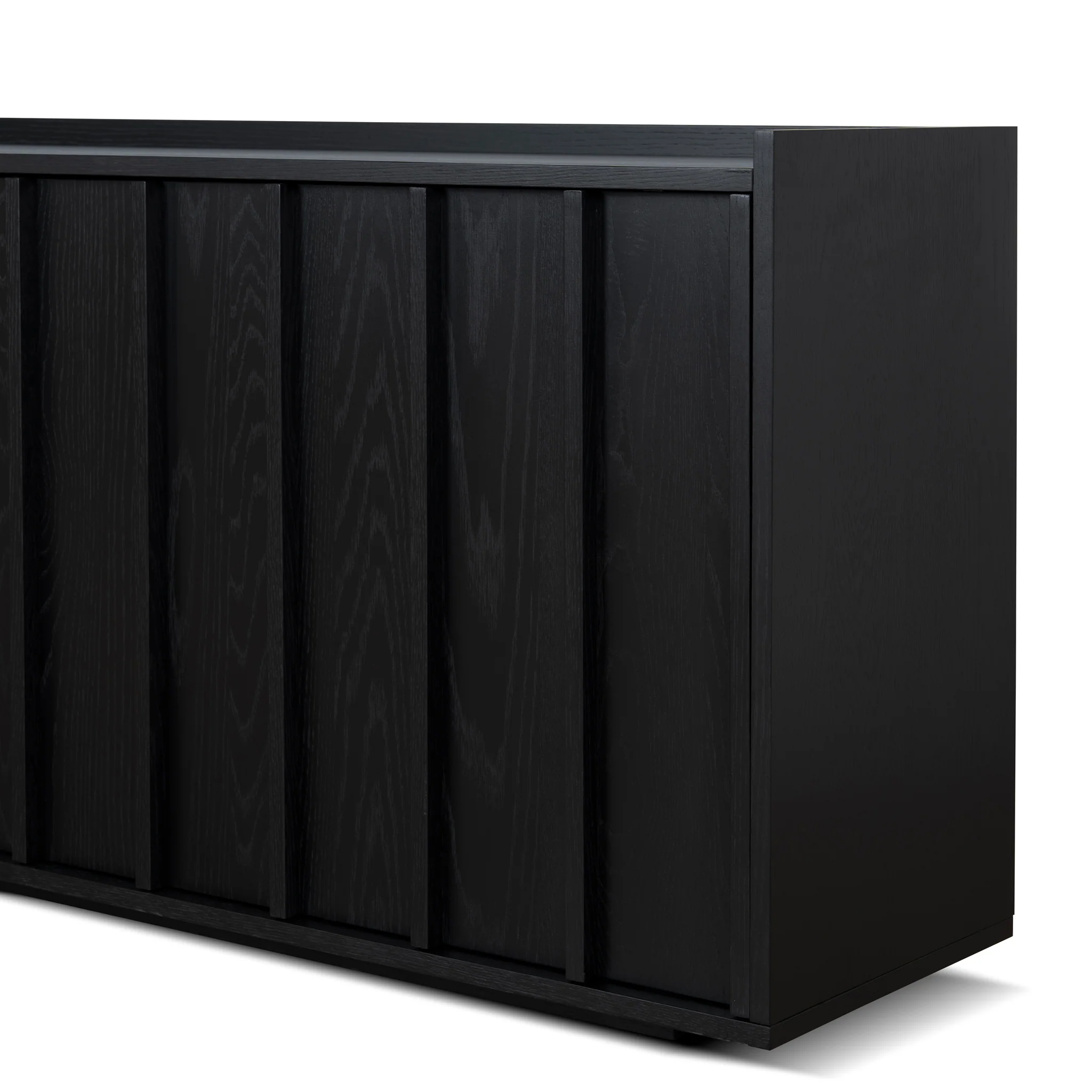 CDT10589-KD 2m Sideboard Unit - Full Black - Image 9