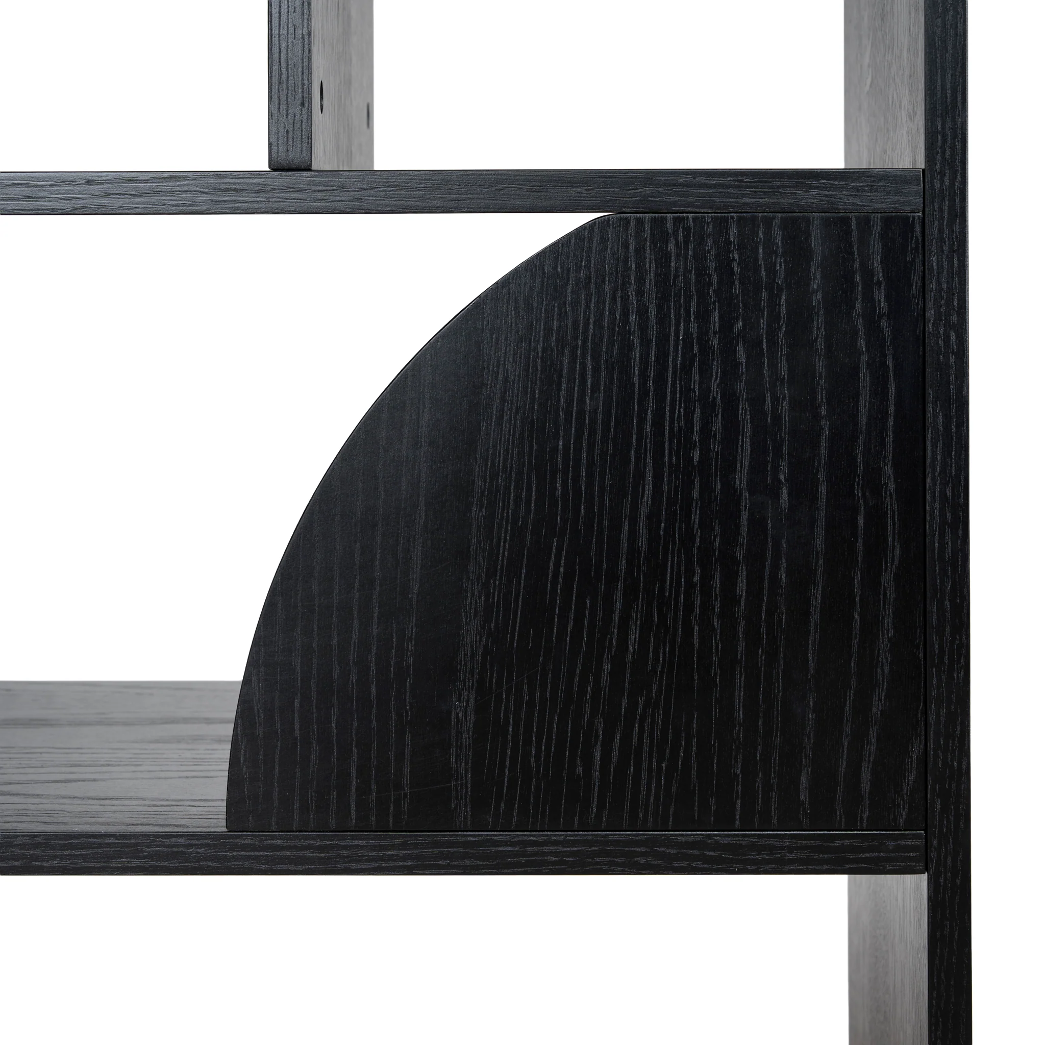 CDT10595-KD 1.6m (H) Book Shelf - Full Black - Image 13