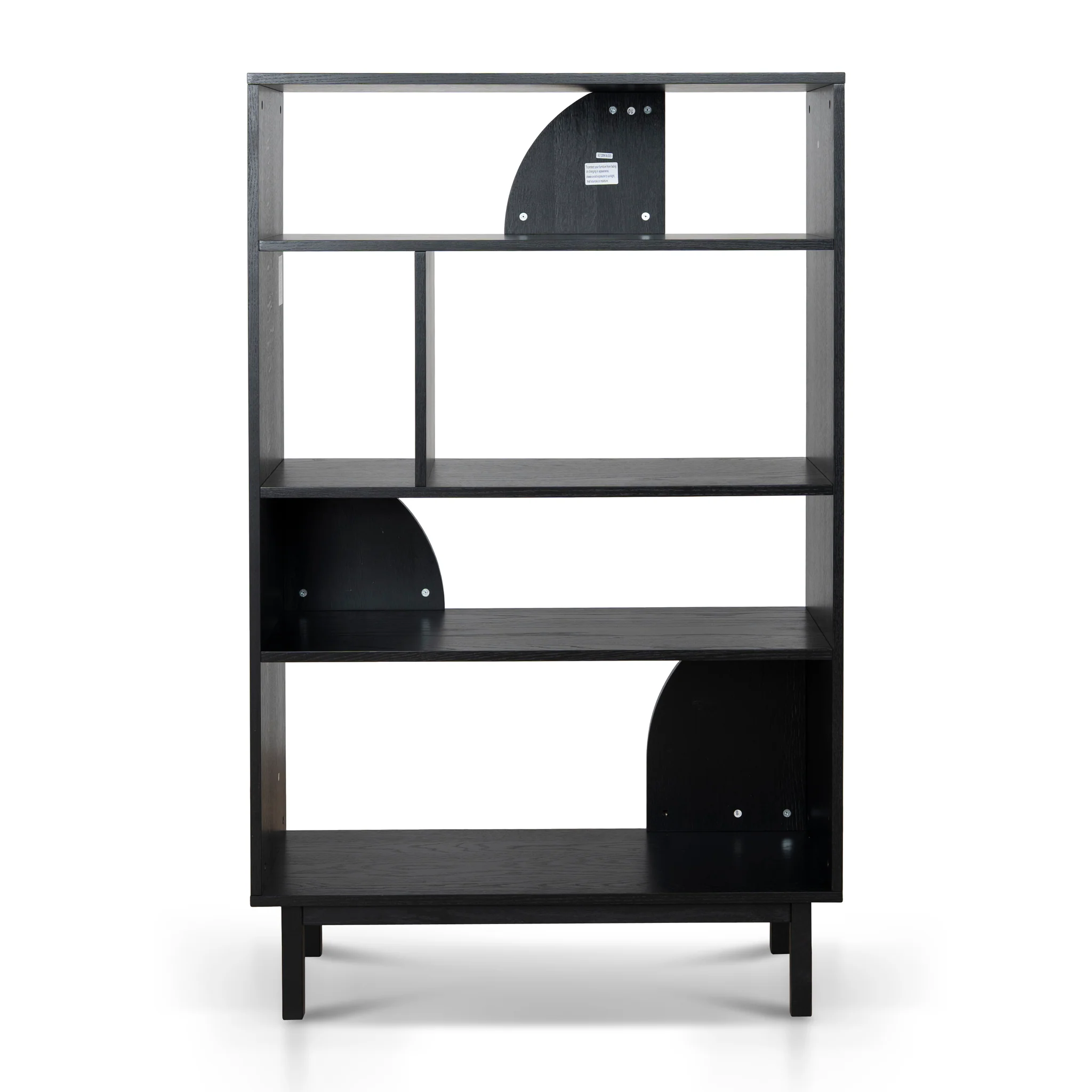 CDT10595-KD 1.6m (H) Book Shelf - Full Black - Image 5