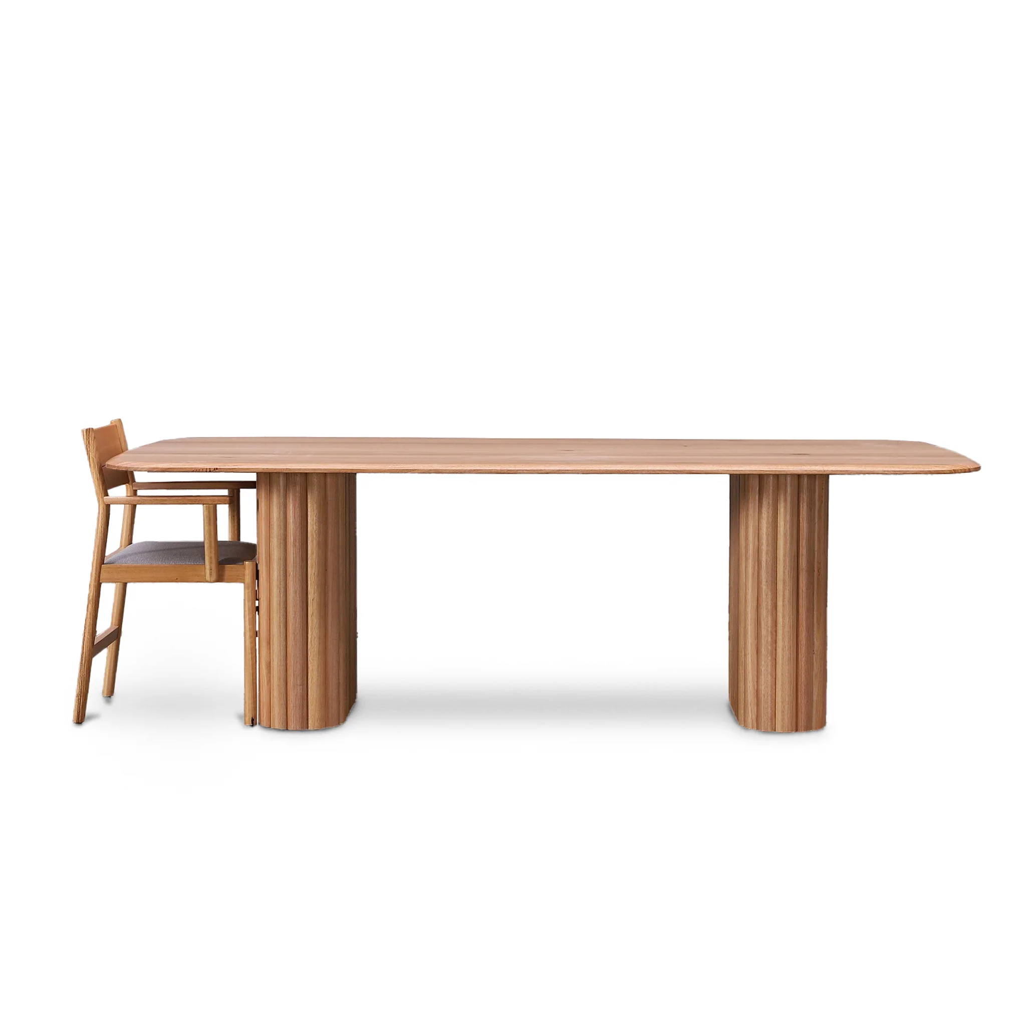 CDT10666-MA 2.4m Dining Table - Natural - Image 3