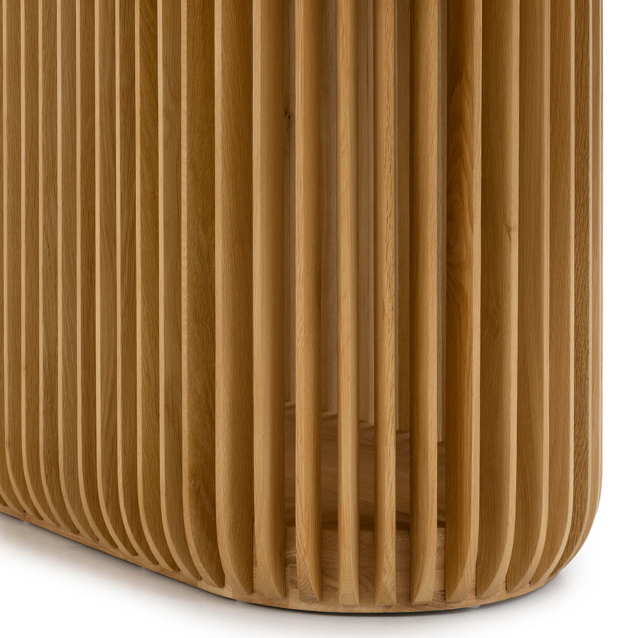 CDT10672-CU 2.8m Oval Dining Table - Natural - Image 7