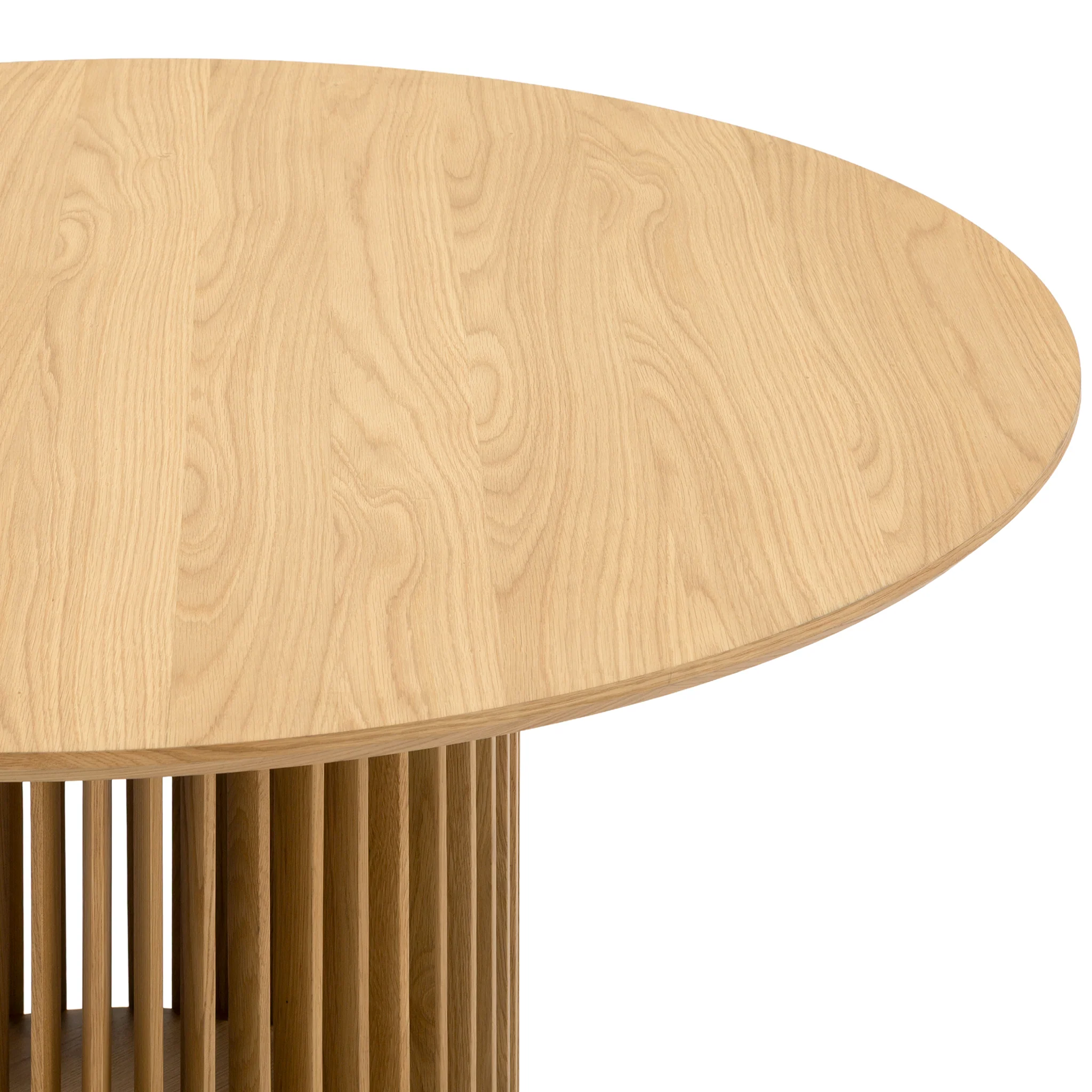 CDT10674-CU 1.4m Round Dining Table - Natural - Image 2