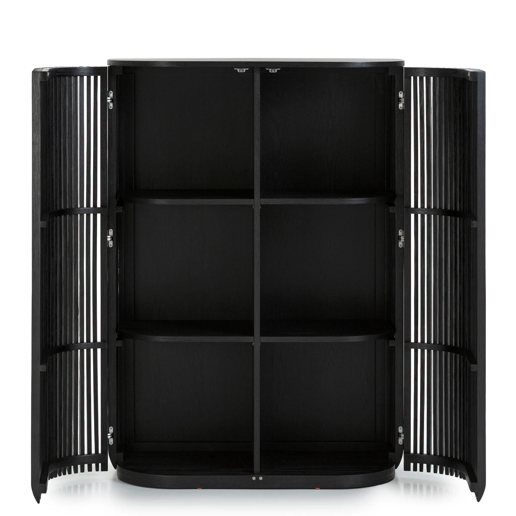 CDT10679-CU 1.35m (H) High Board Unit - Black Stain - Image 3