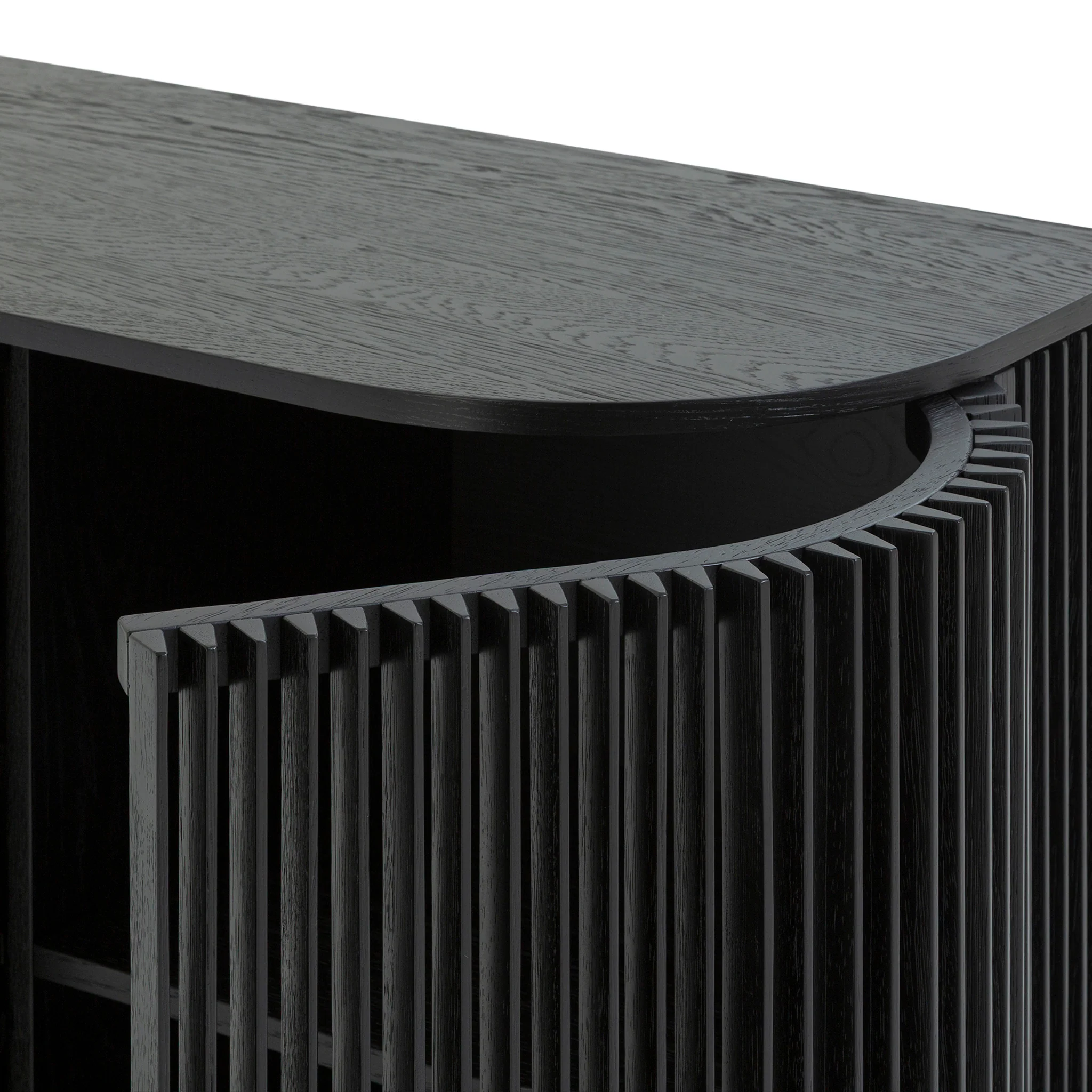 CDT10681-CU 95cm Sideboard Unit - Black Stain - Image 7