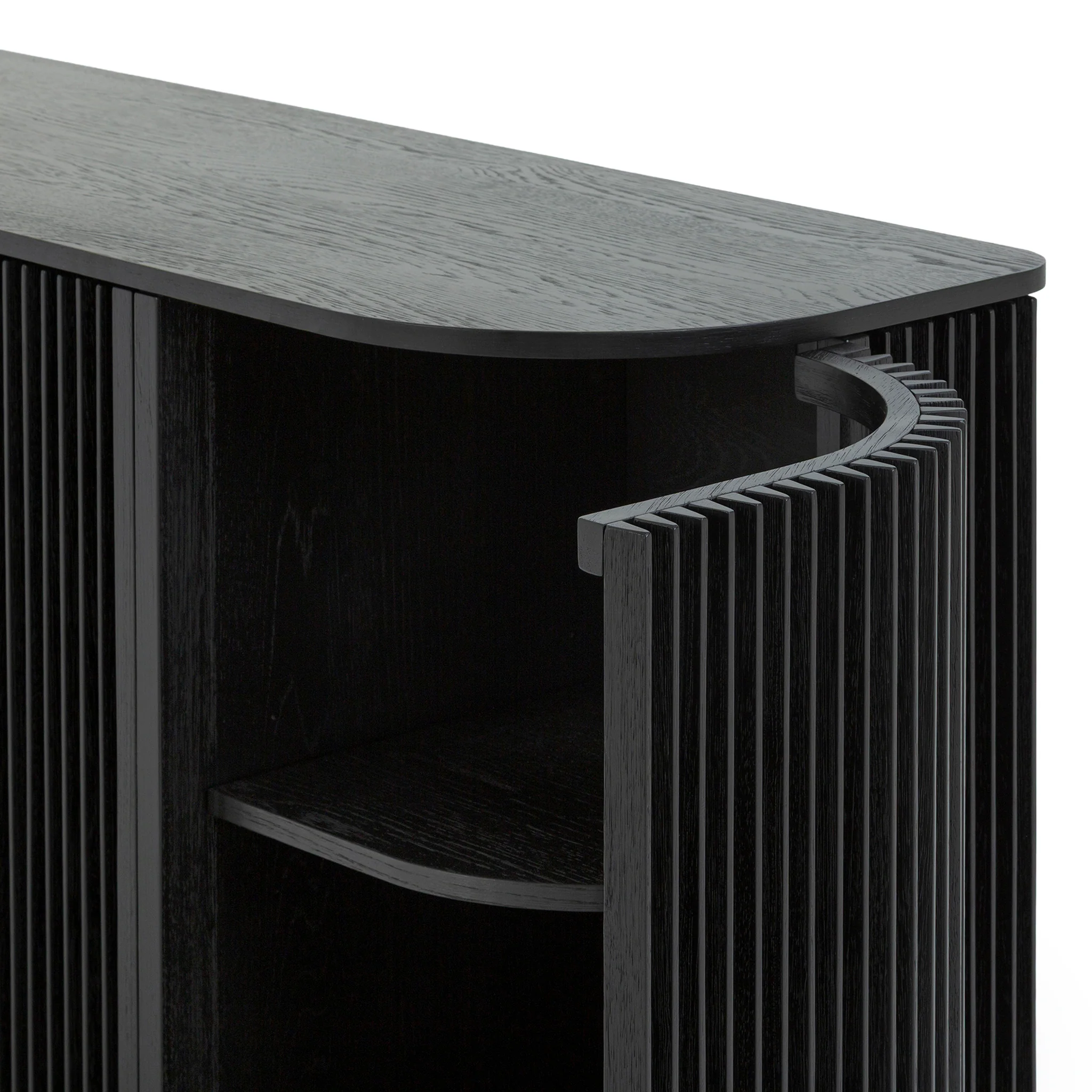 CDT10683-CU 1.73m Sideboard Unit - Black Stain - Image 7