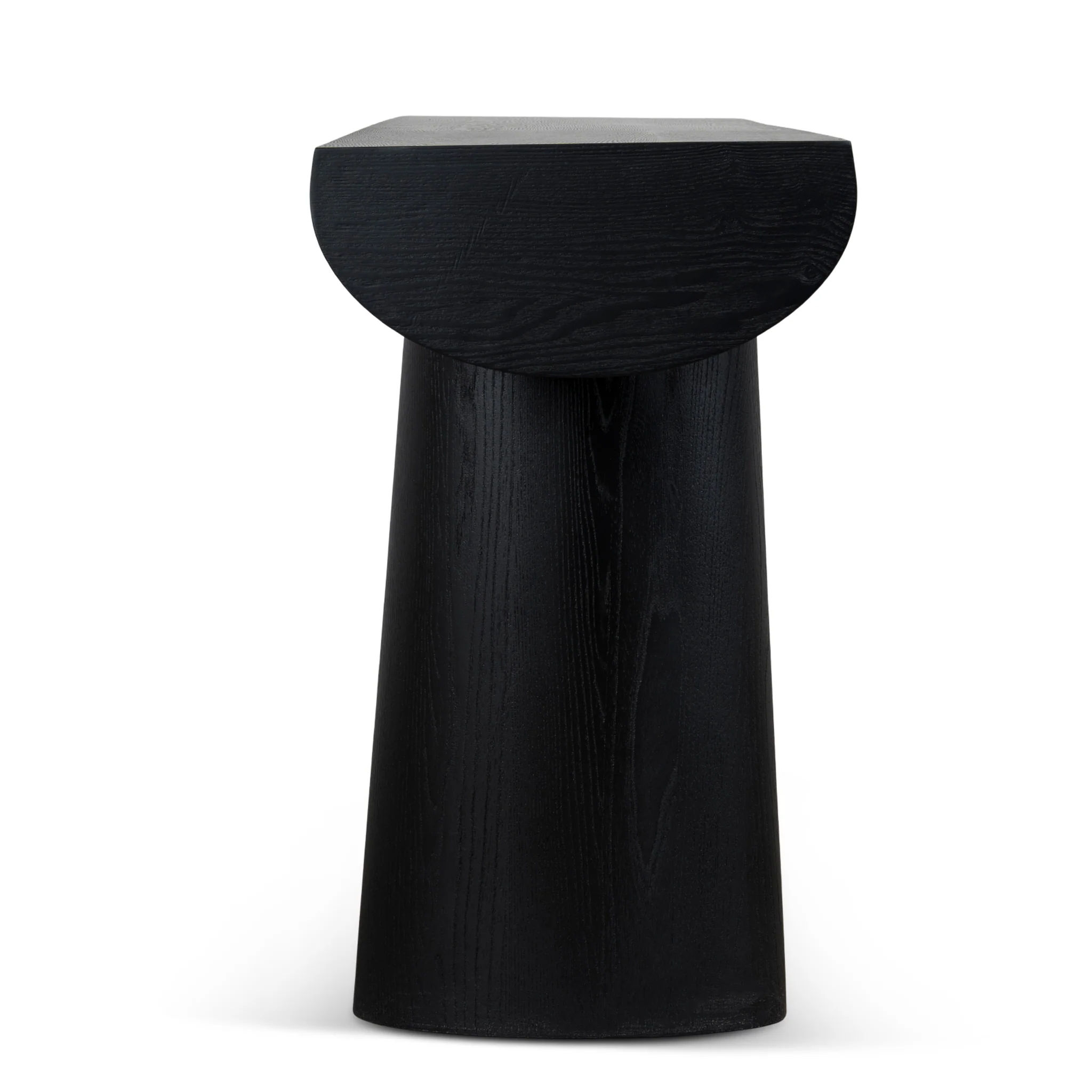 CDT10901-NI 1.8m Elm Console Table - Full Black - Image 6