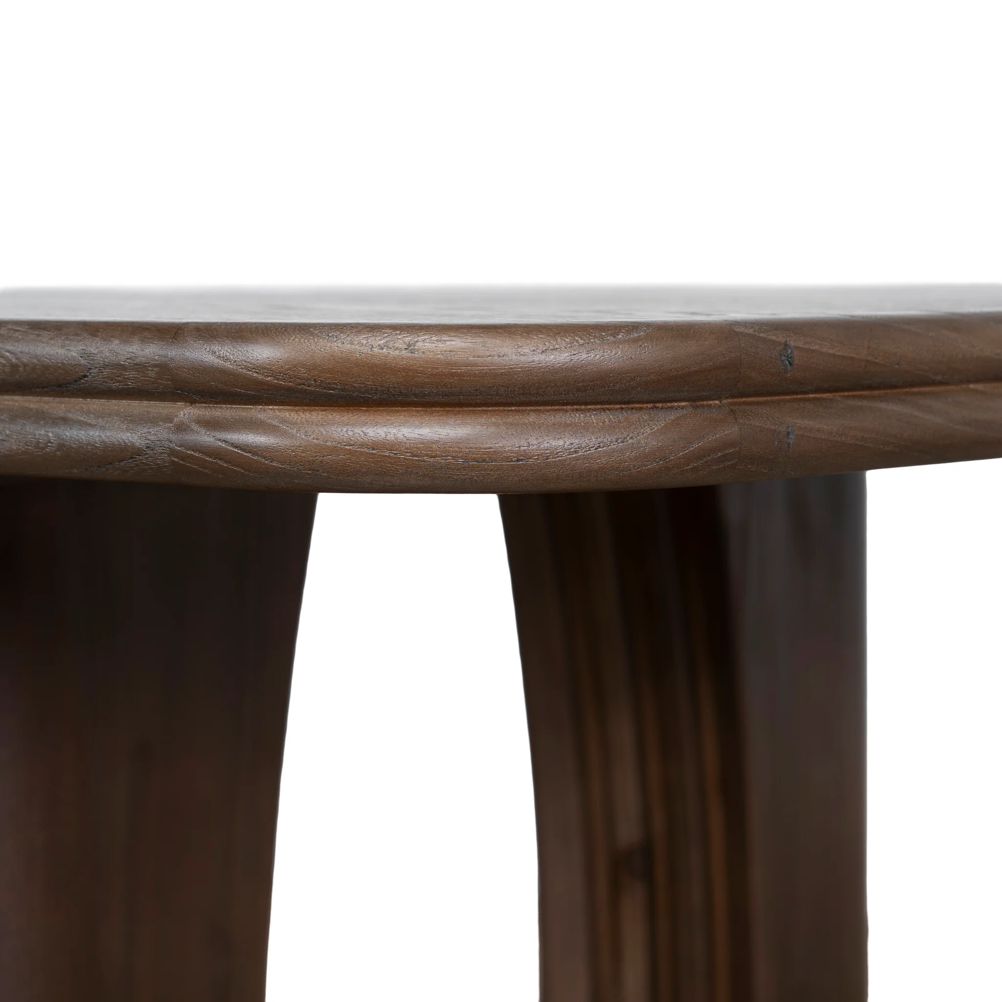 CDT10904-NI 2.4m Elm Dining Table - Walnut - Image 8