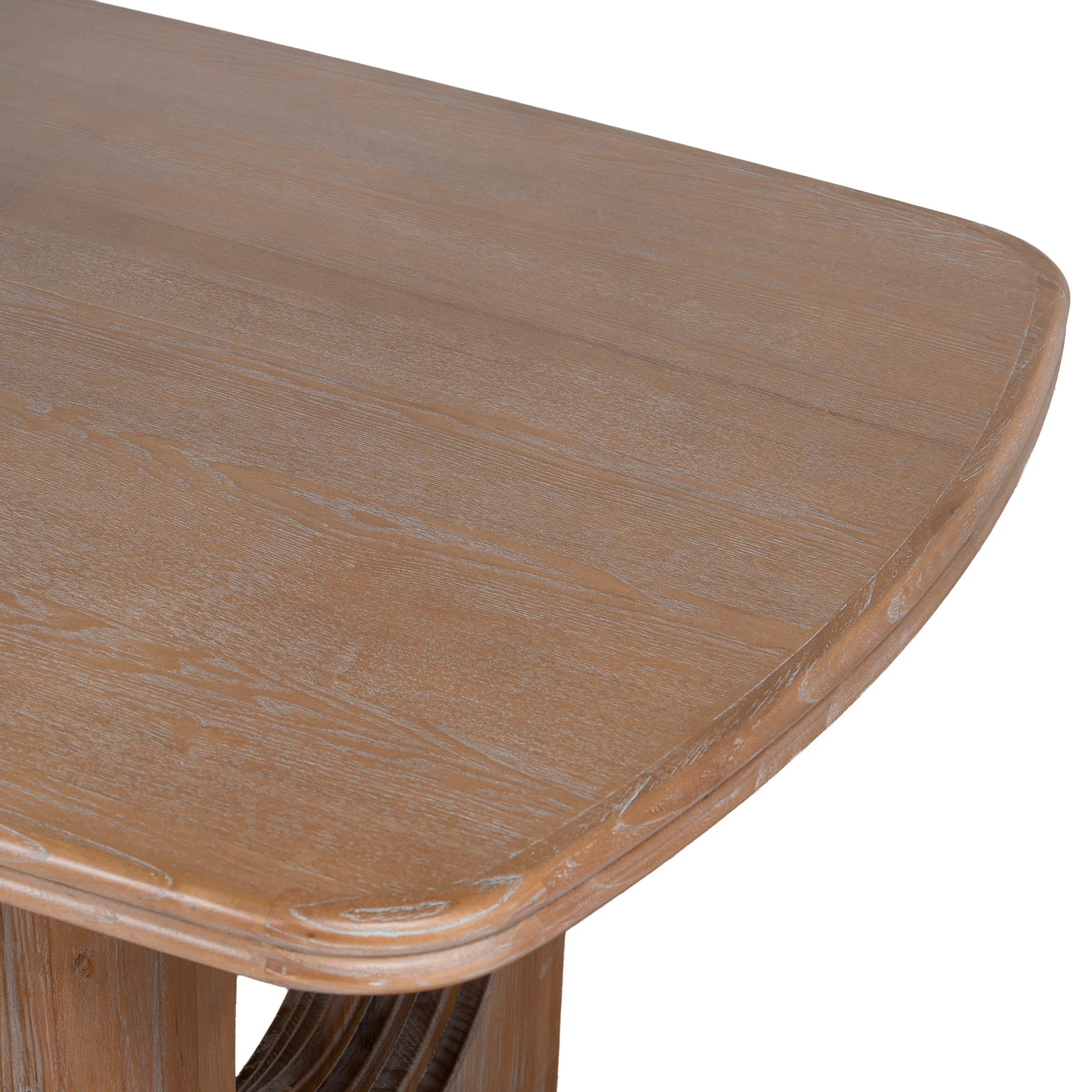 CDT10905-NI 1.8m Elm Dining Table - Natural - Image 12