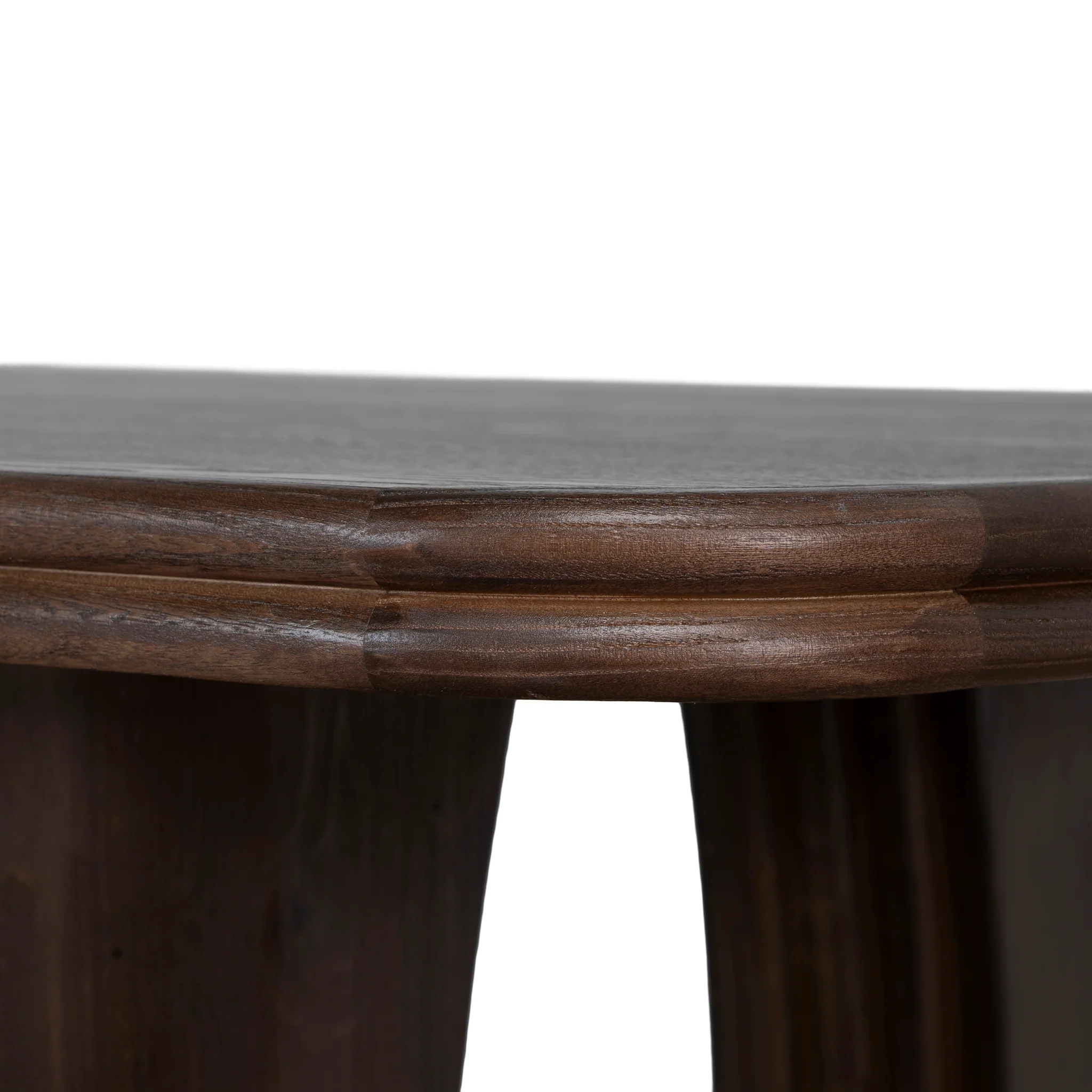 CDT10906-NI 1.8m Elm Dining Table - Walnut - Image 9