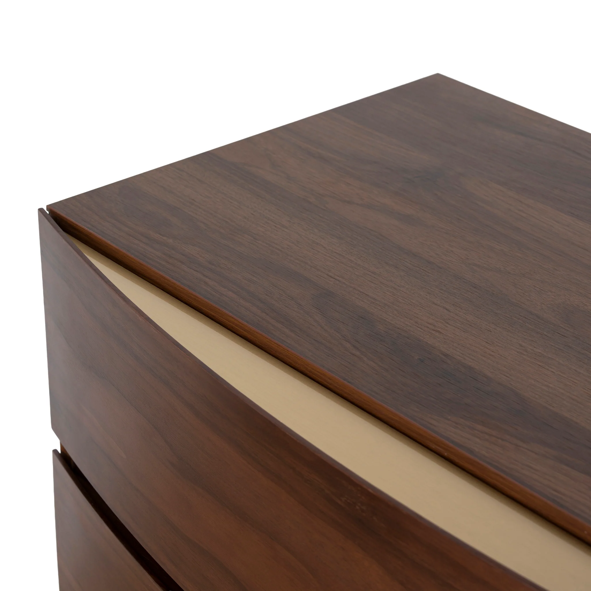 CDT10966-IG Tallboy Drawer Chest - Walnut - Image 11