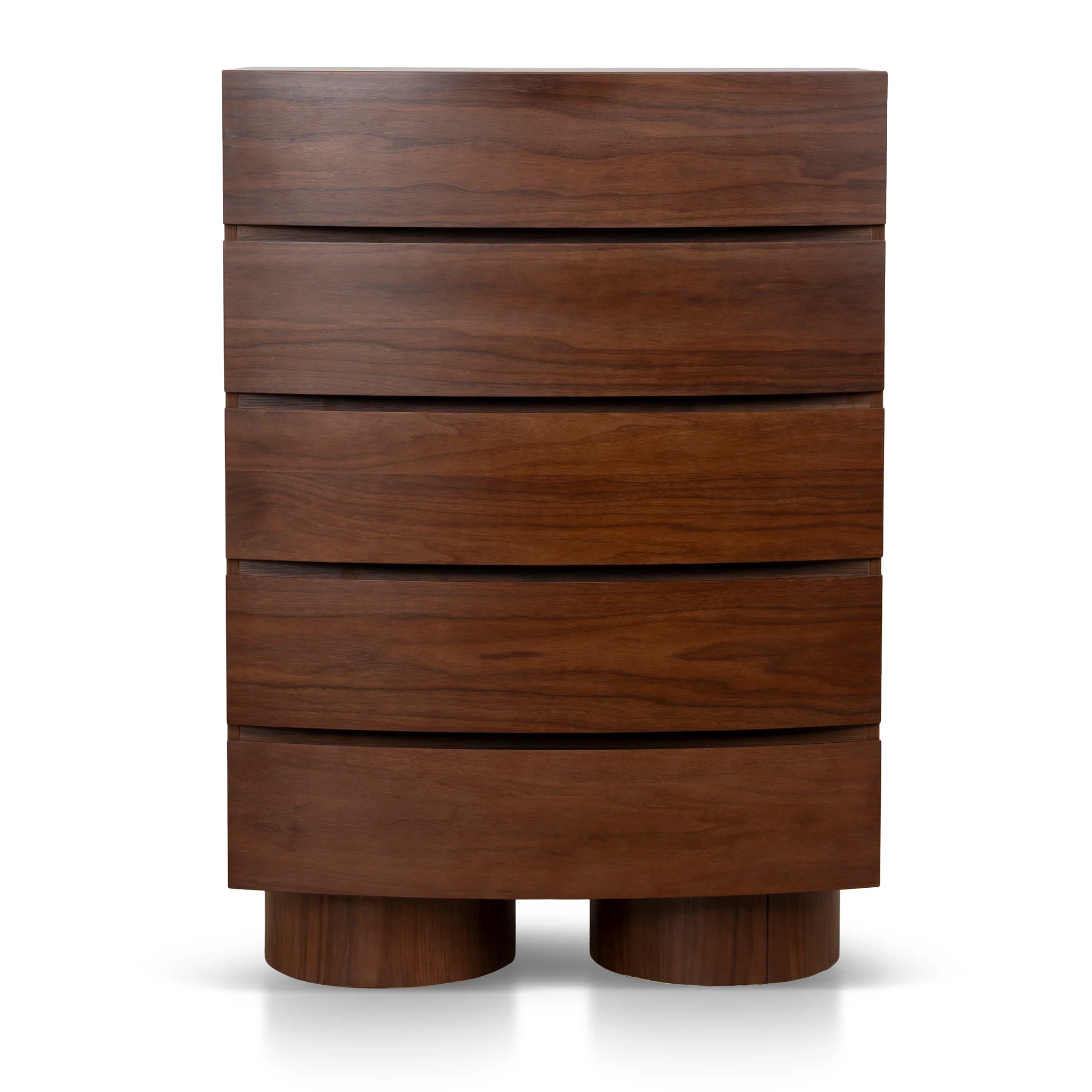 CDT10966-IG Tallboy Drawer Chest - Walnut - Image 2