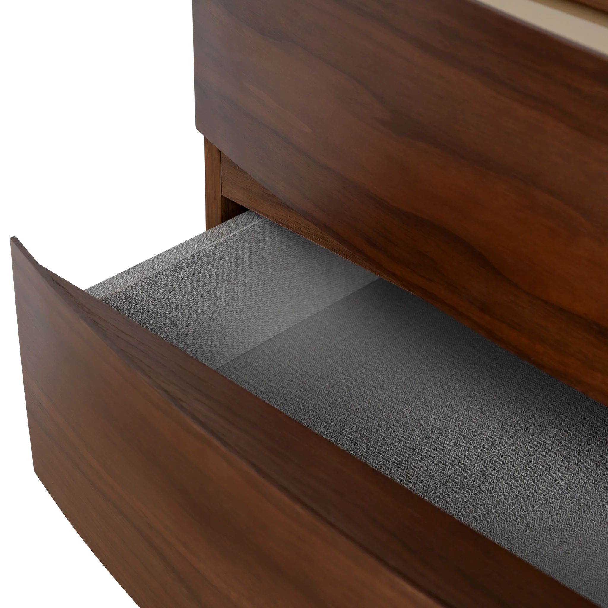 CDT10966-IG Tallboy Drawer Chest - Walnut - Image 8