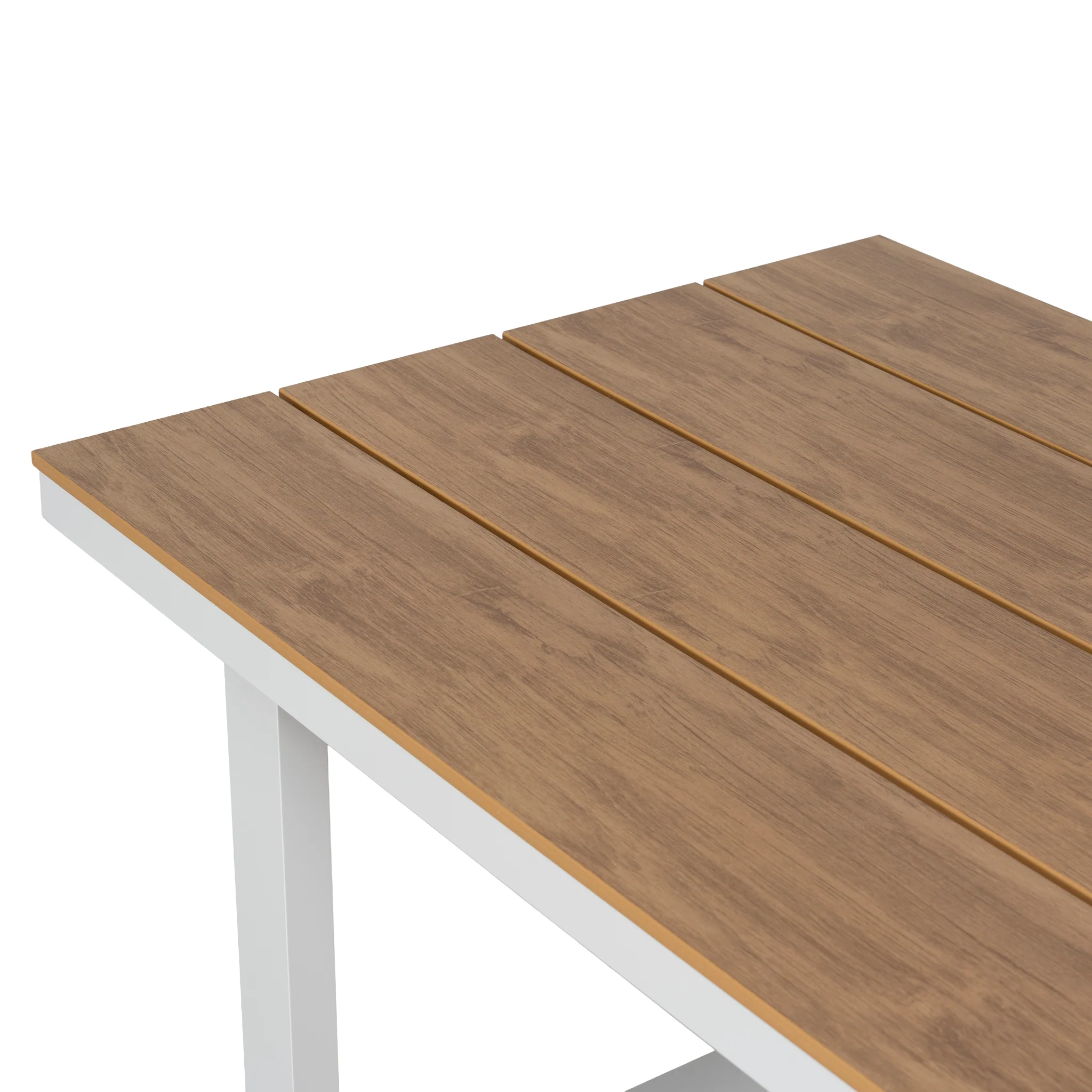 CDT12052-ID 2.3m Sand White Outdoor Dining Table - Natural - Image 13