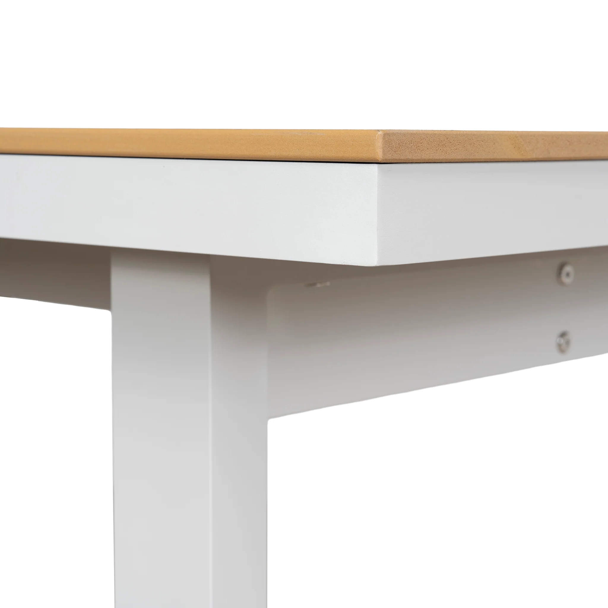 CDT12052-ID 2.3m Sand White Outdoor Dining Table - Natural - Image 8