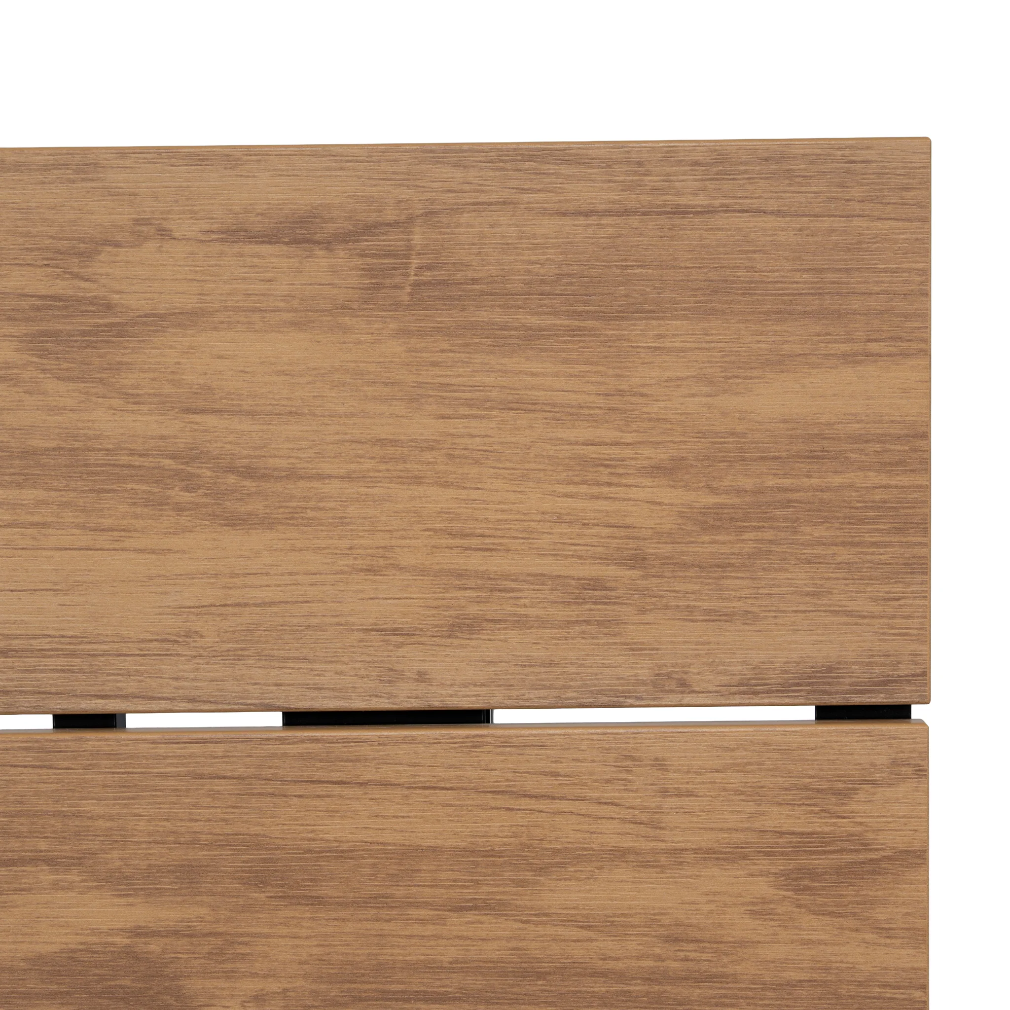 CDT12053-ID 1.6m Black Outdoor Dining Table - Natural - Image 17