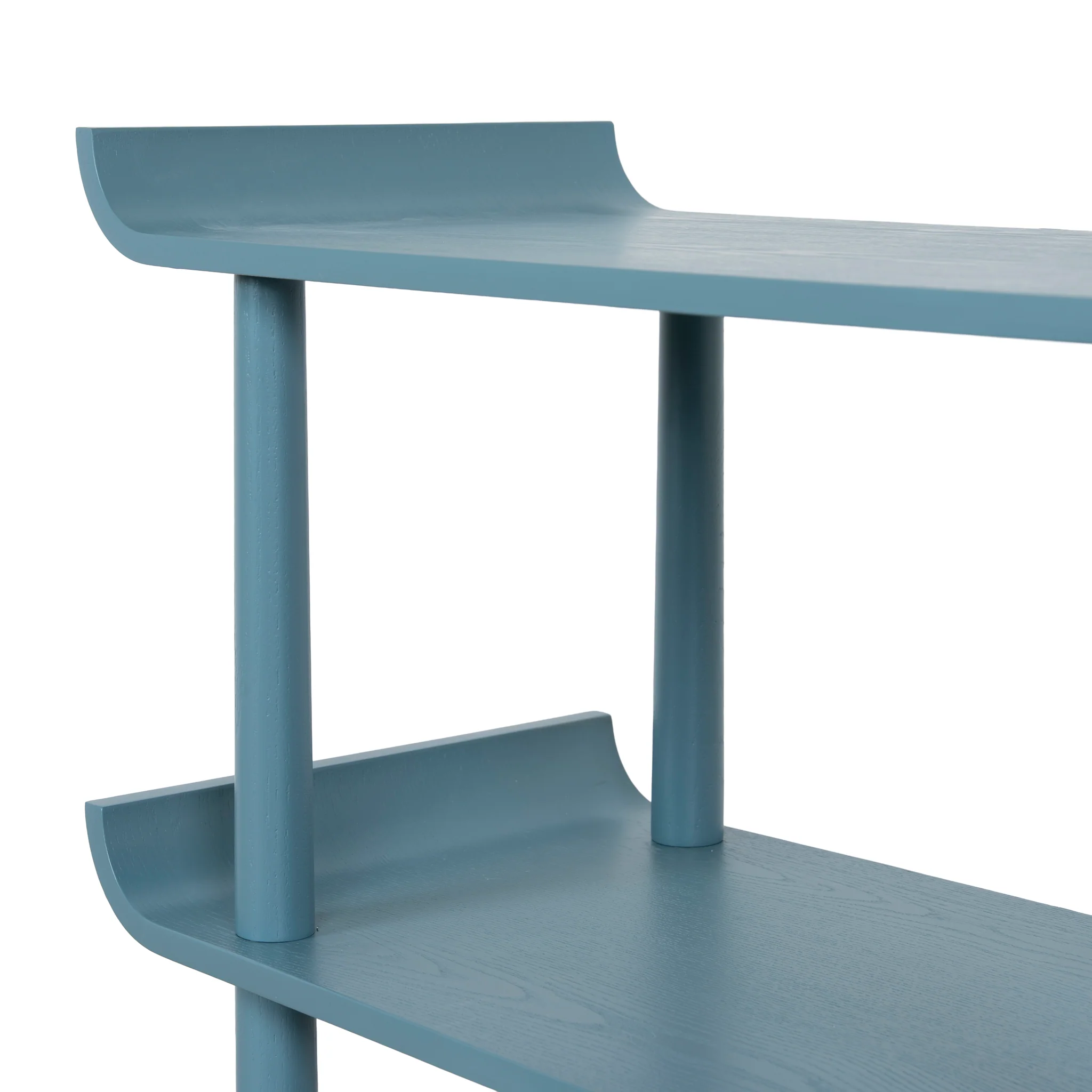 CDT12062-DR Wooden Shelving Unit - Light Blue - Image 13