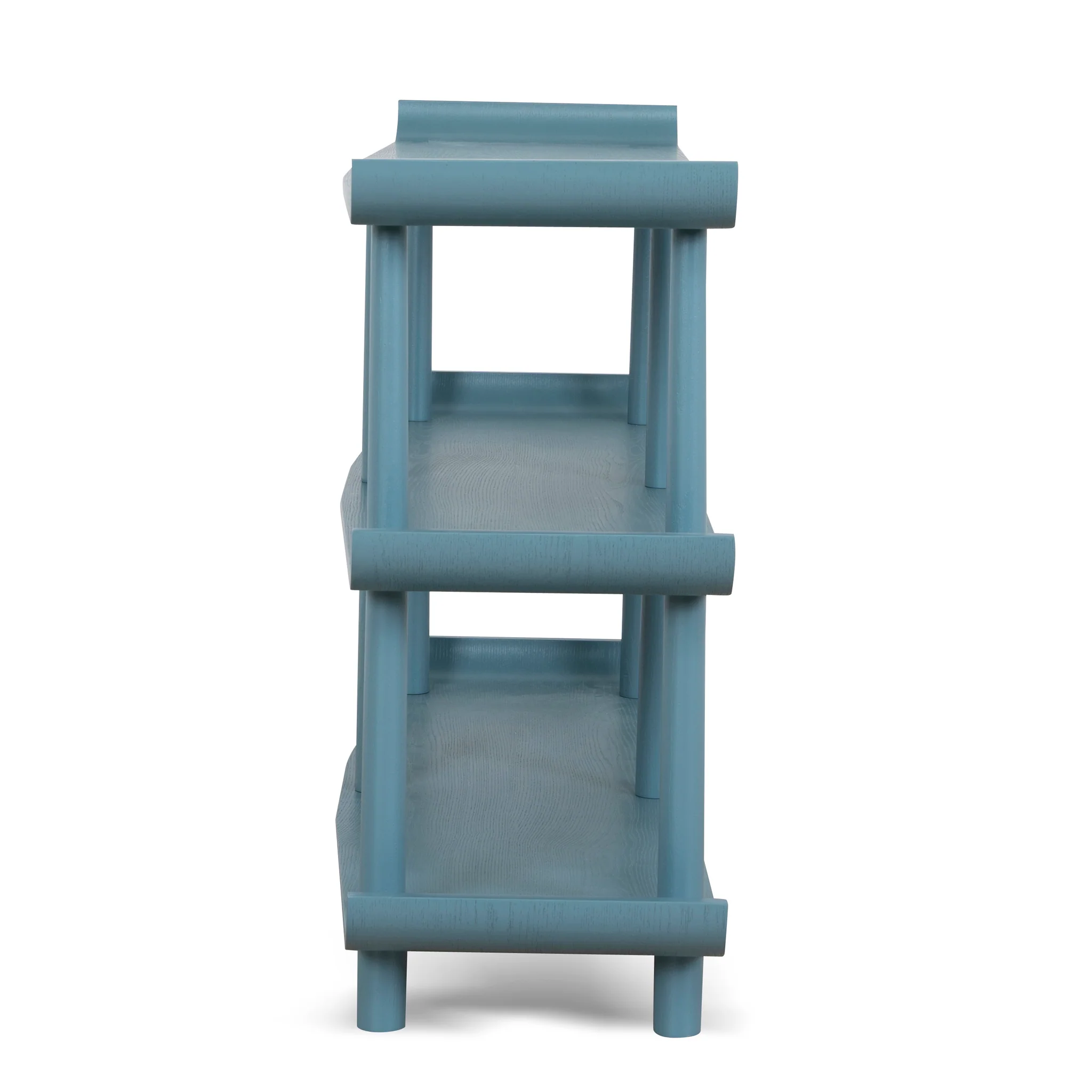CDT12062-DR Wooden Shelving Unit - Light Blue - Image 3