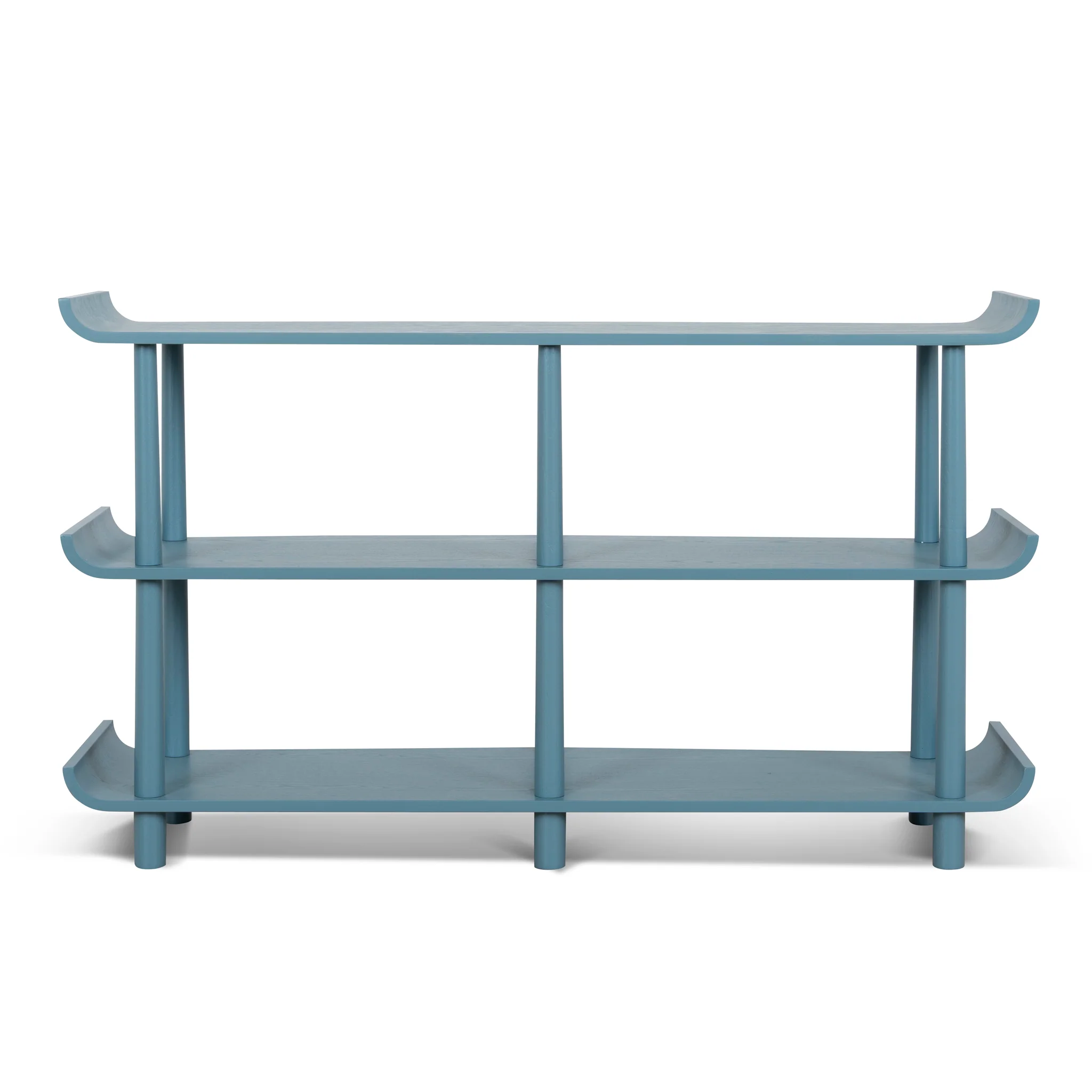 CDT12062-DR Wooden Shelving Unit - Light Blue - Image 4