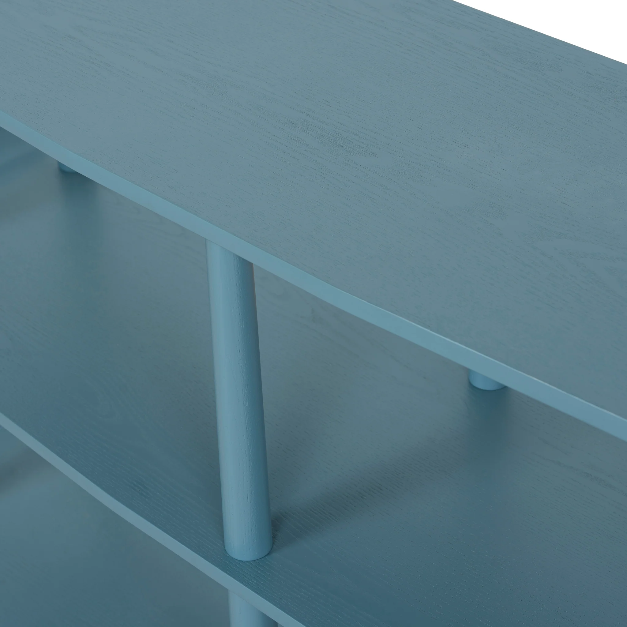 CDT12062-DR Wooden Shelving Unit - Light Blue - Image 7