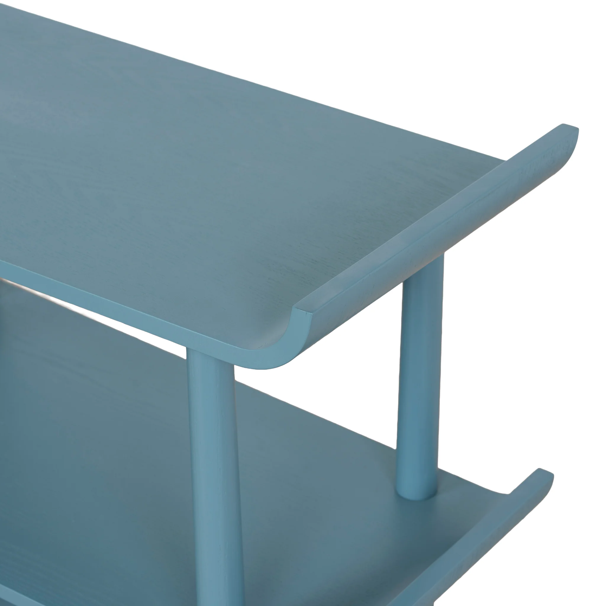 CDT12062-DR Wooden Shelving Unit - Light Blue - Image 8