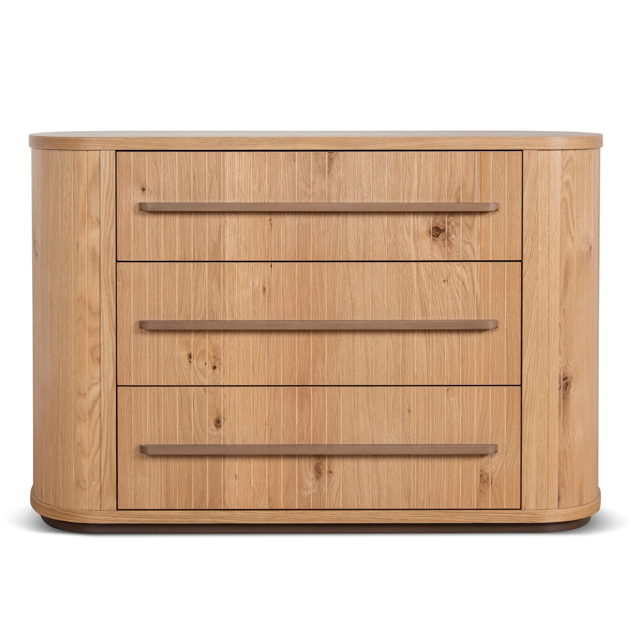 CDT12111-VN Chest of 3 Drawers - Knotty Oak - Image 2